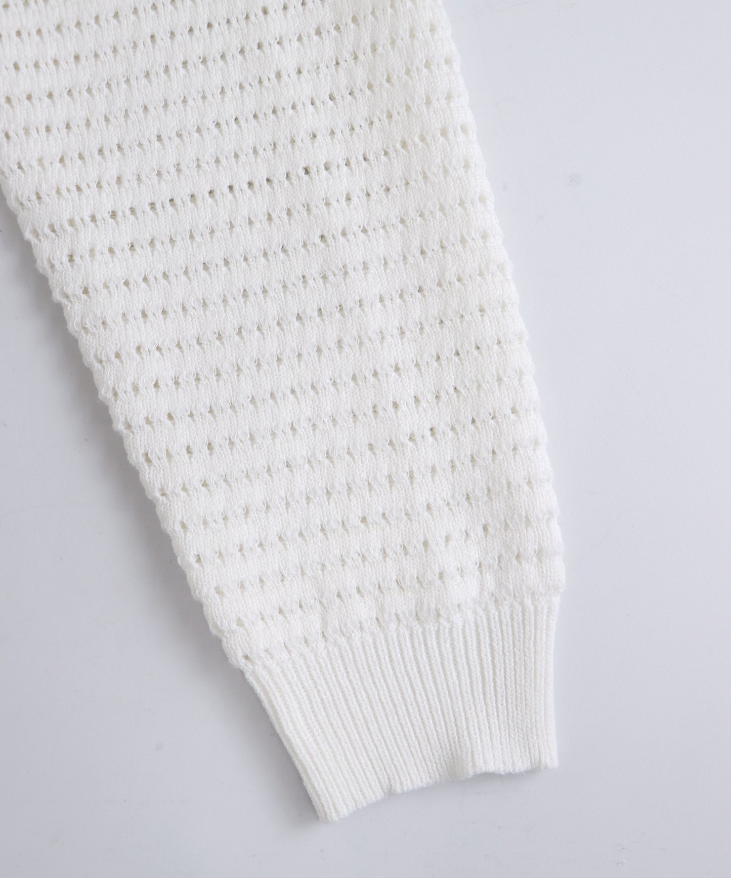 2WAY 지퍼 메쉬 니트 가디건