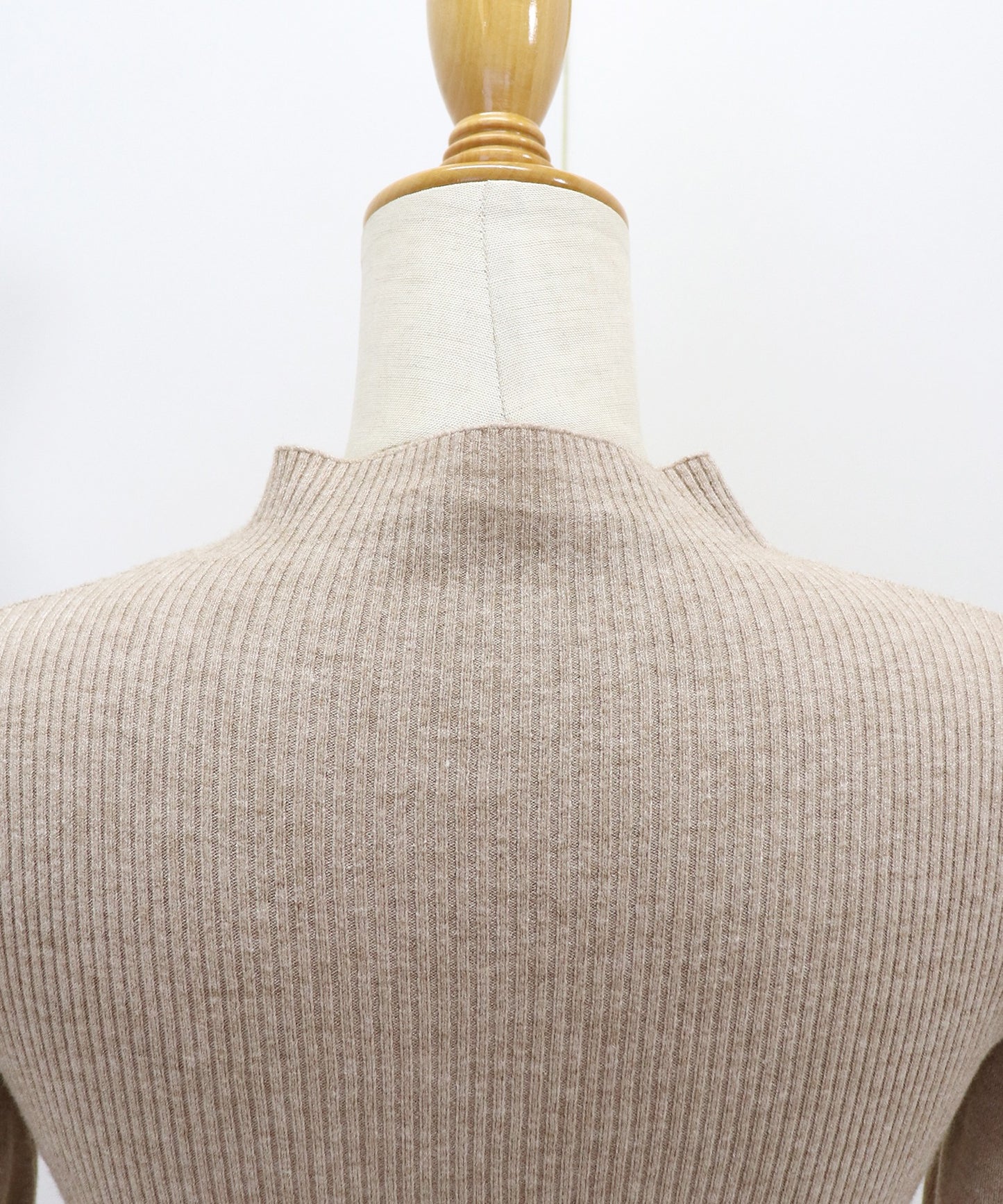 【SALE】パフスリーブ半袖なめらかニット【ネコポス】