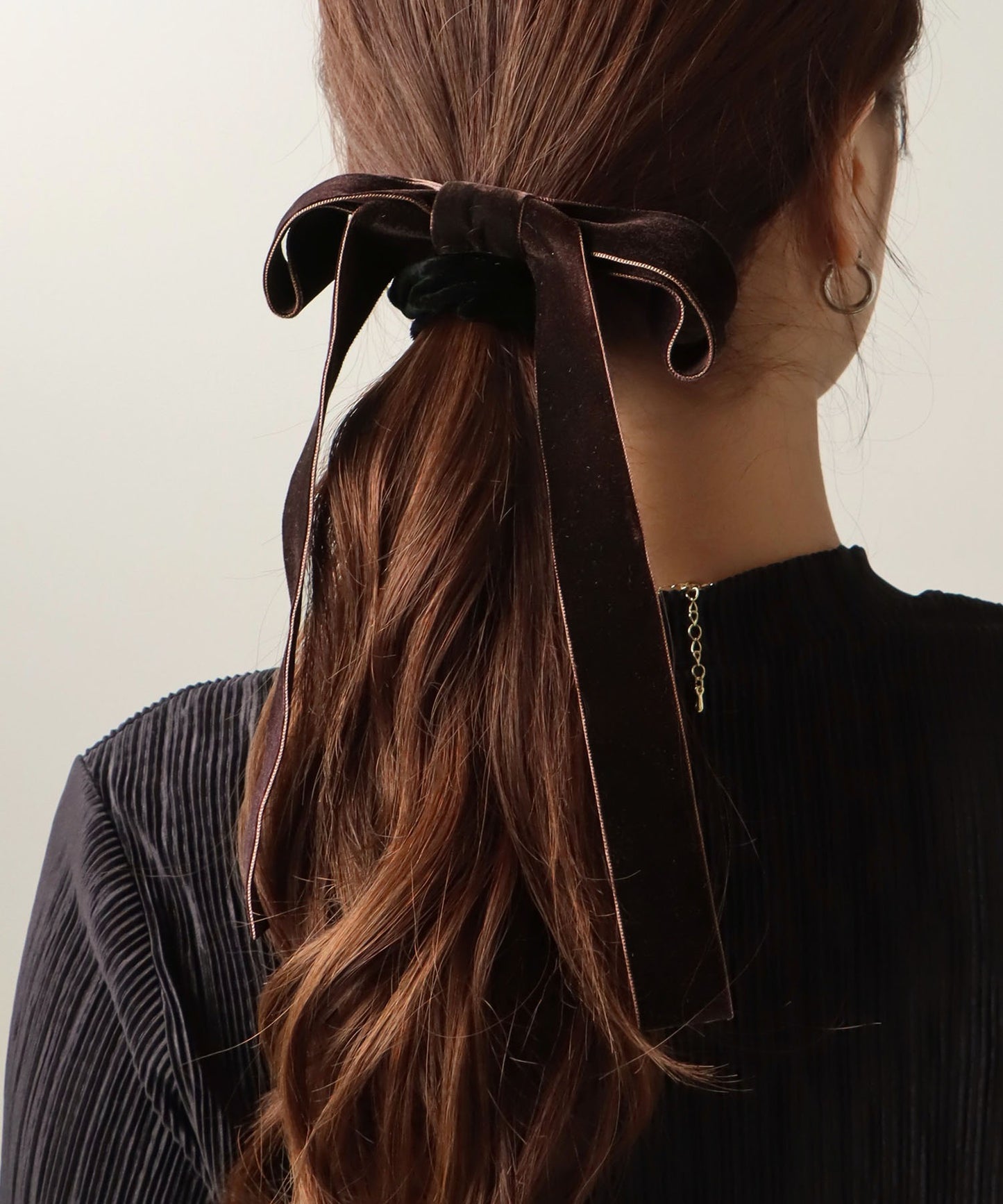 ロングベロアリボンシュシュ【ネコポス】