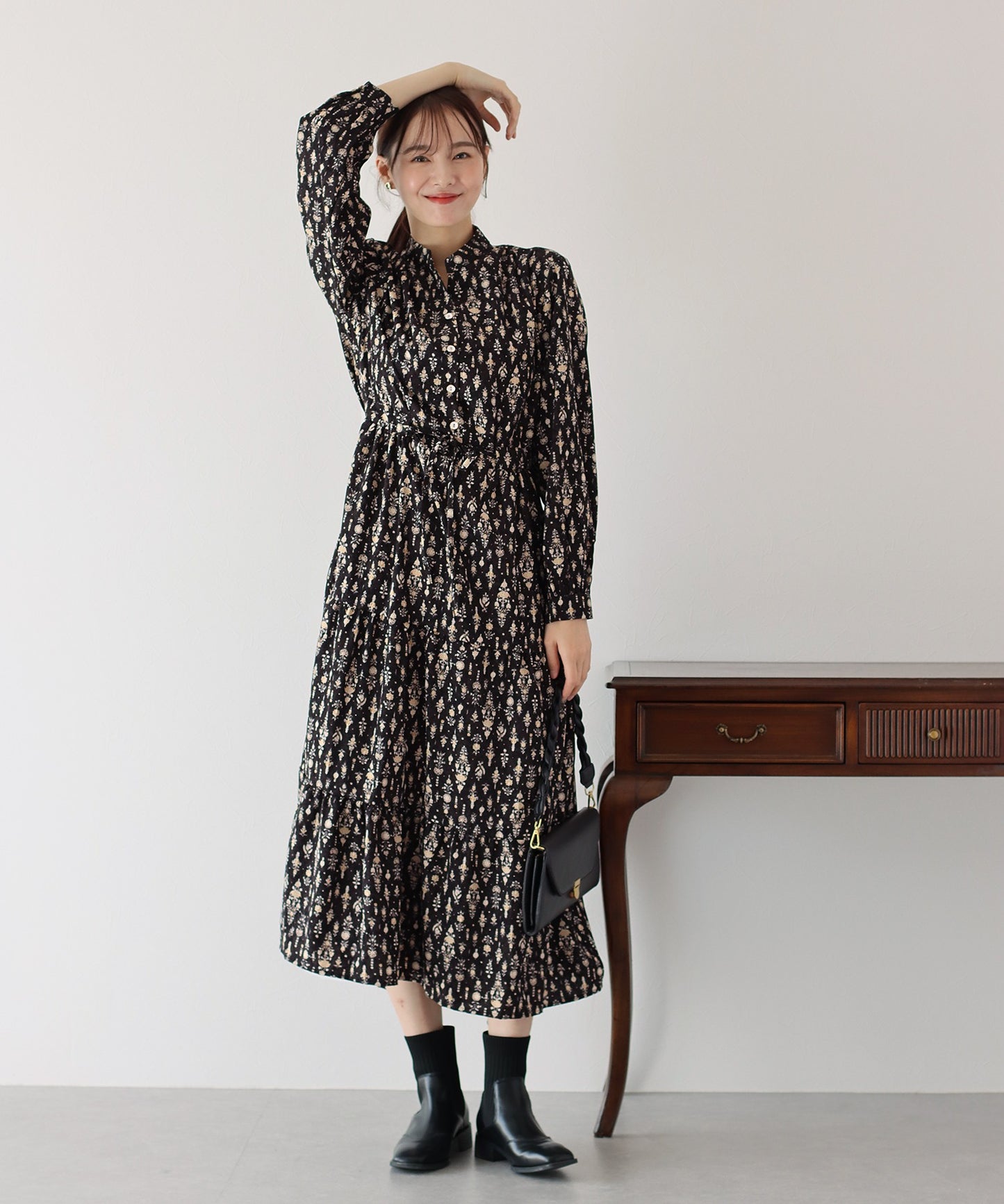 【TIME SALE】ティアードワンピース