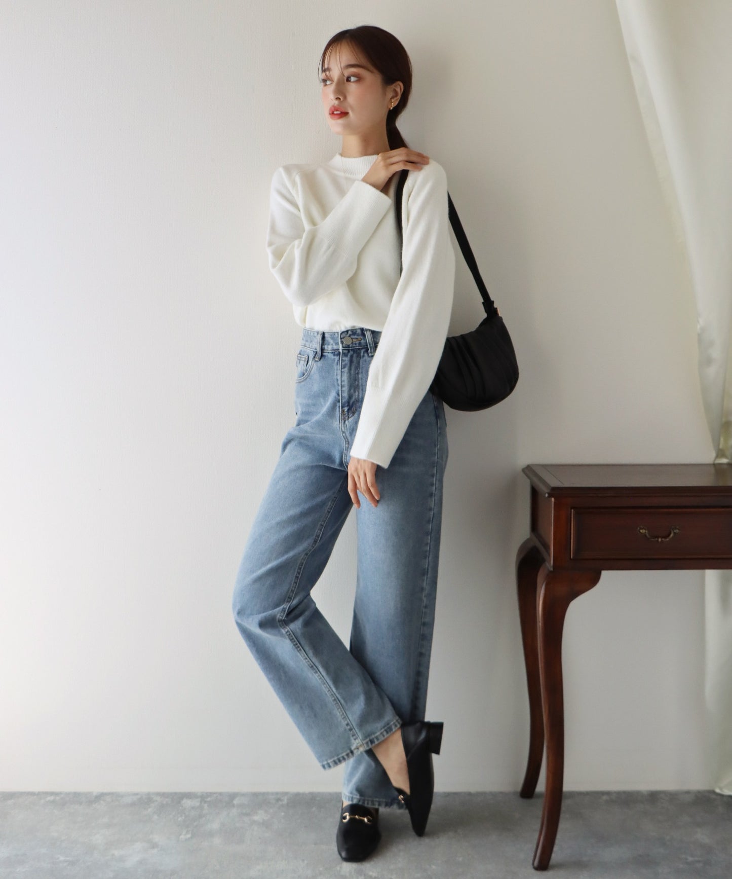 【TIME SALE】ハイネックニット