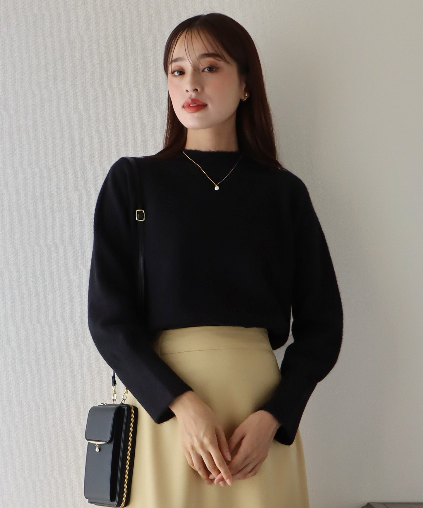 【TIME SALE】ハイネックニット