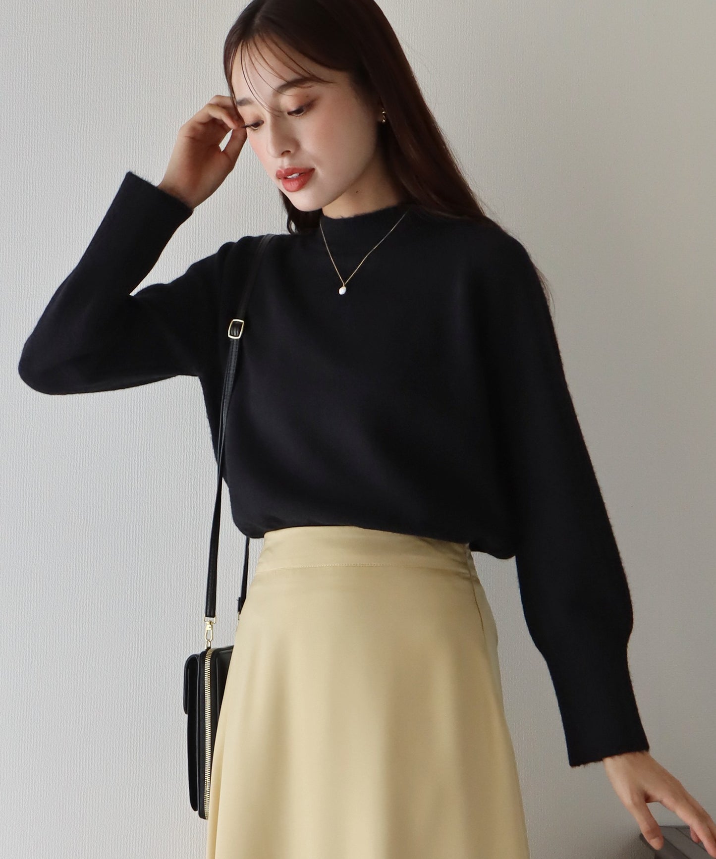 【TIME SALE】ハイネックニット