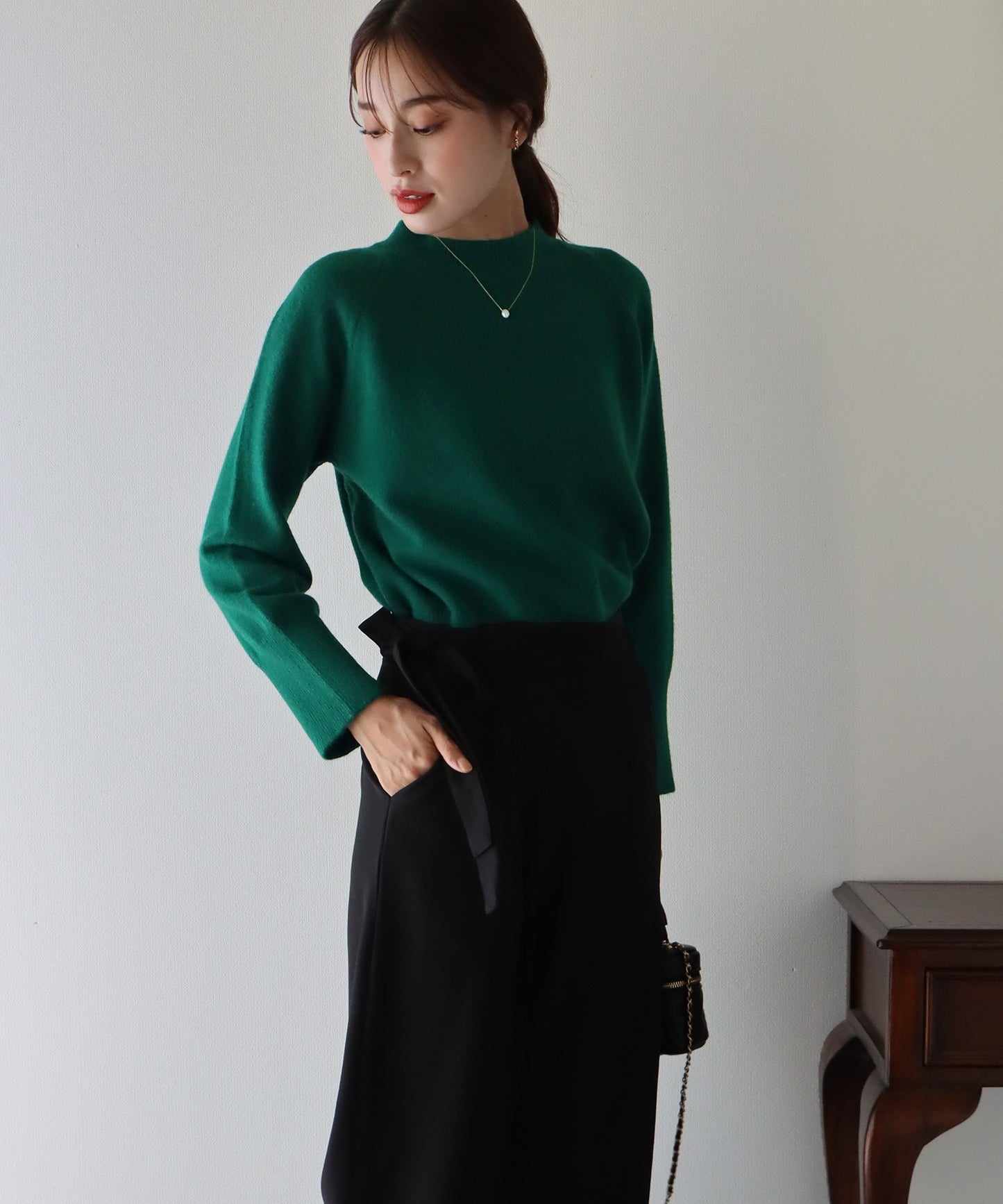 【TIME SALE】ハイネックニット
