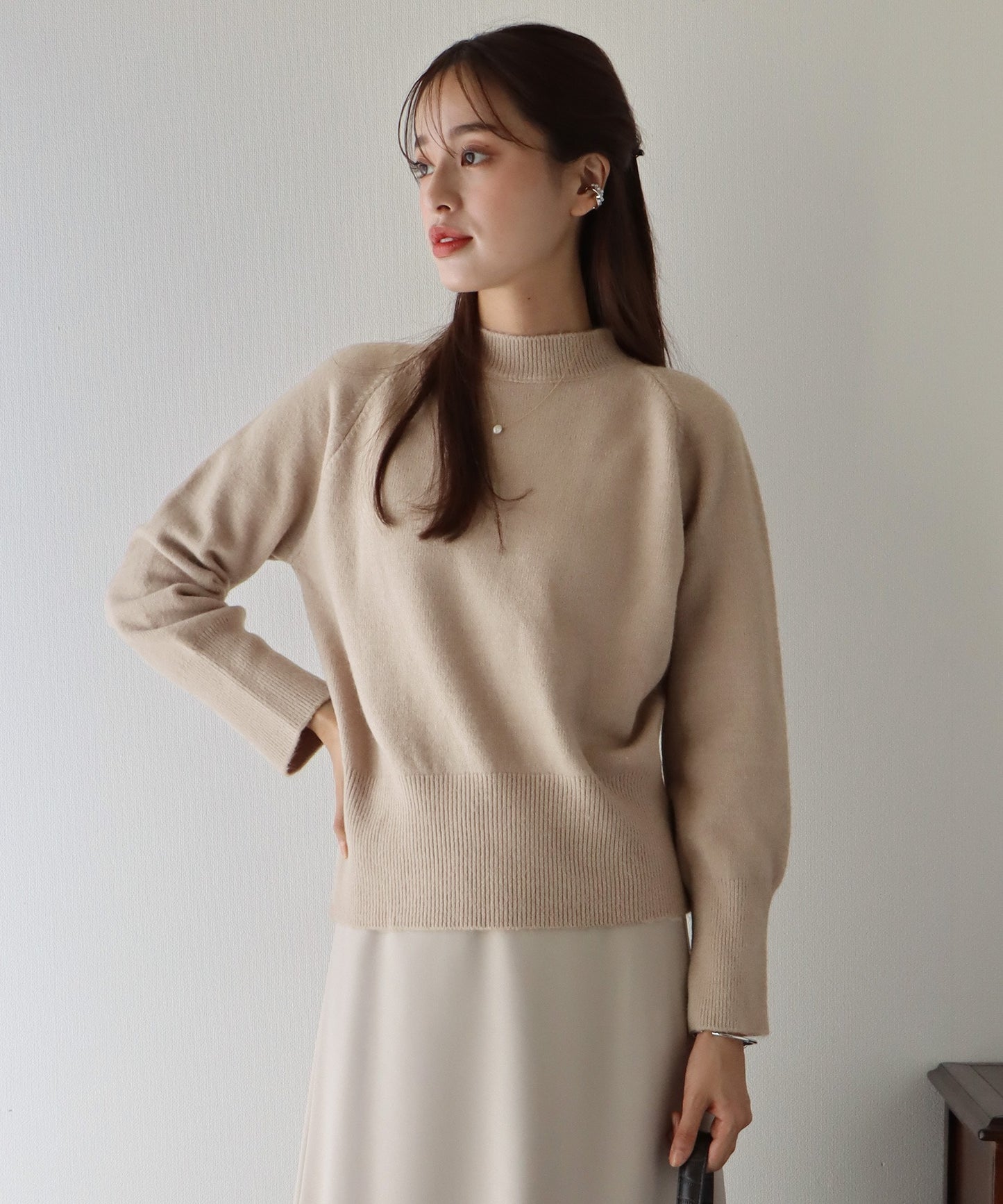 【TIME SALE】ハイネックニット