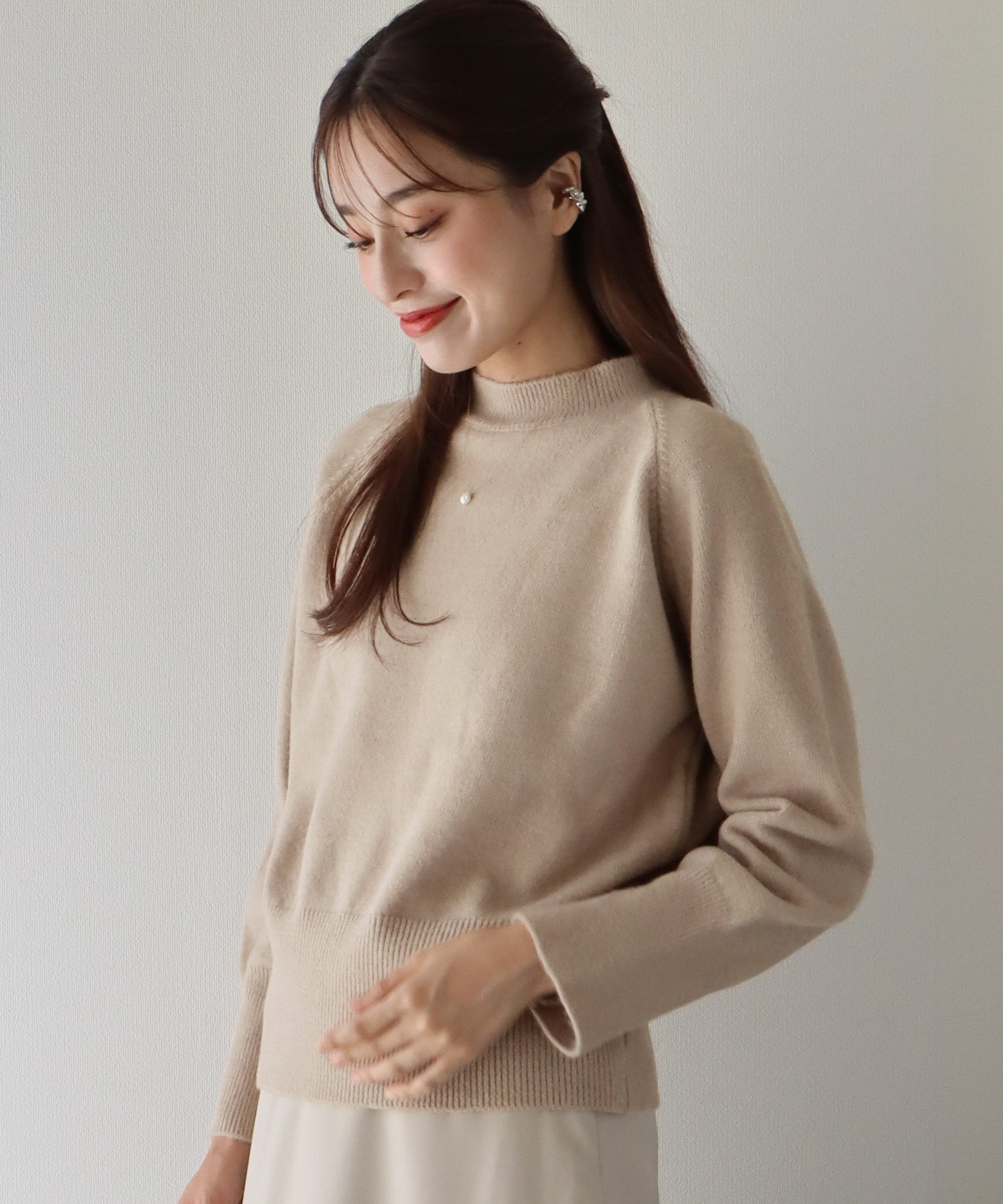【TIME SALE】ハイネックニット