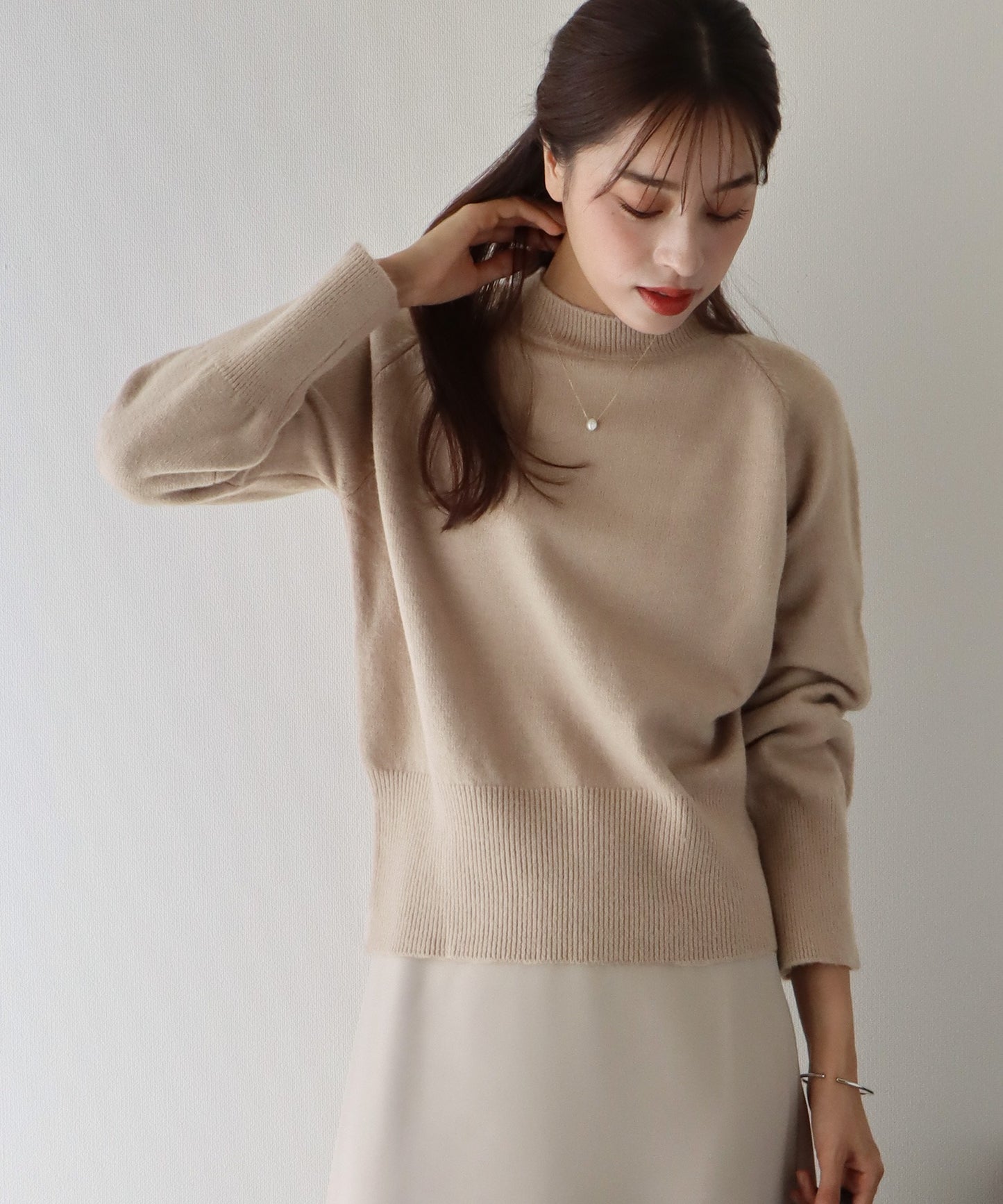 【TIME SALE】ハイネックニット
