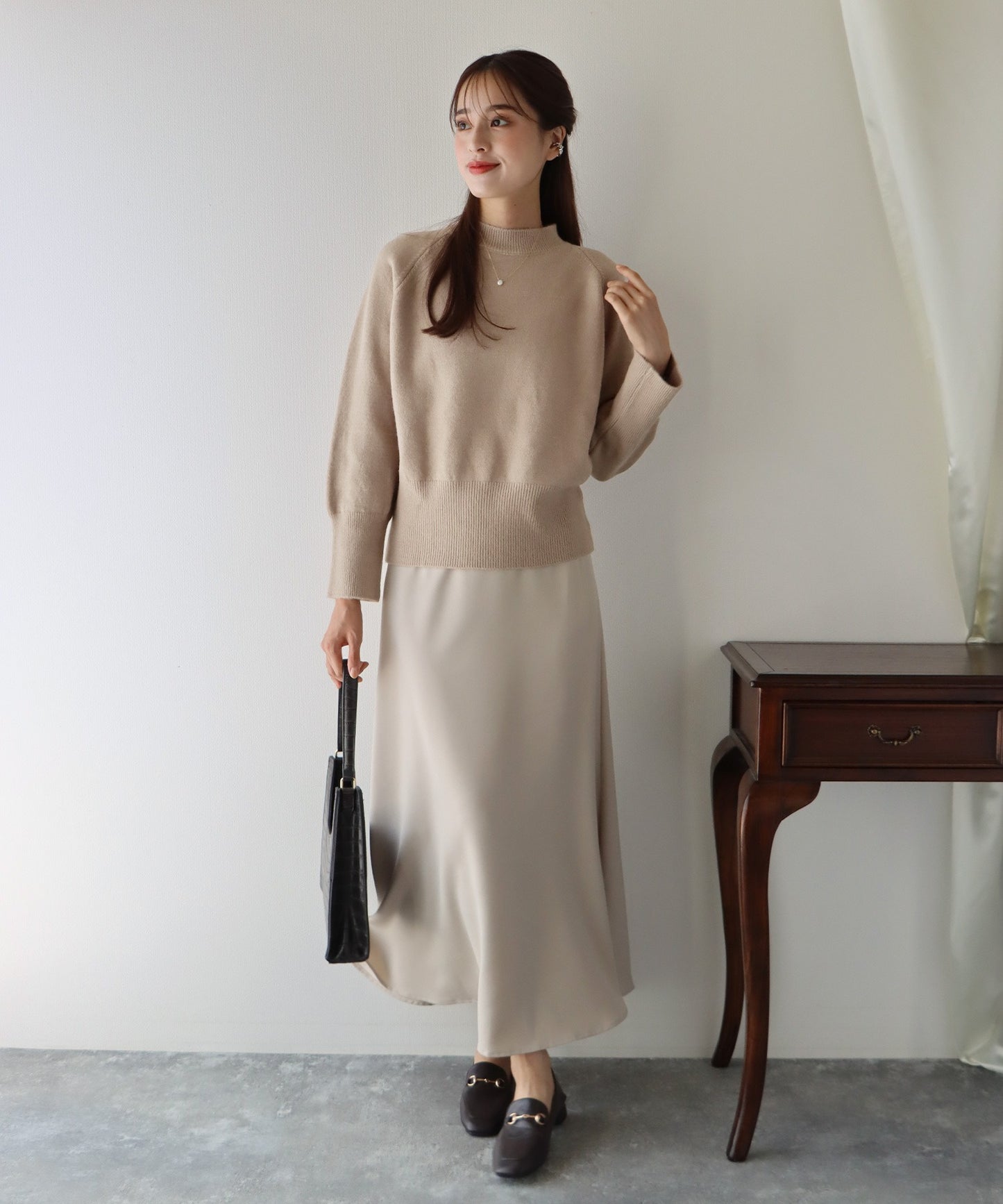 【TIME SALE】ハイネックニット