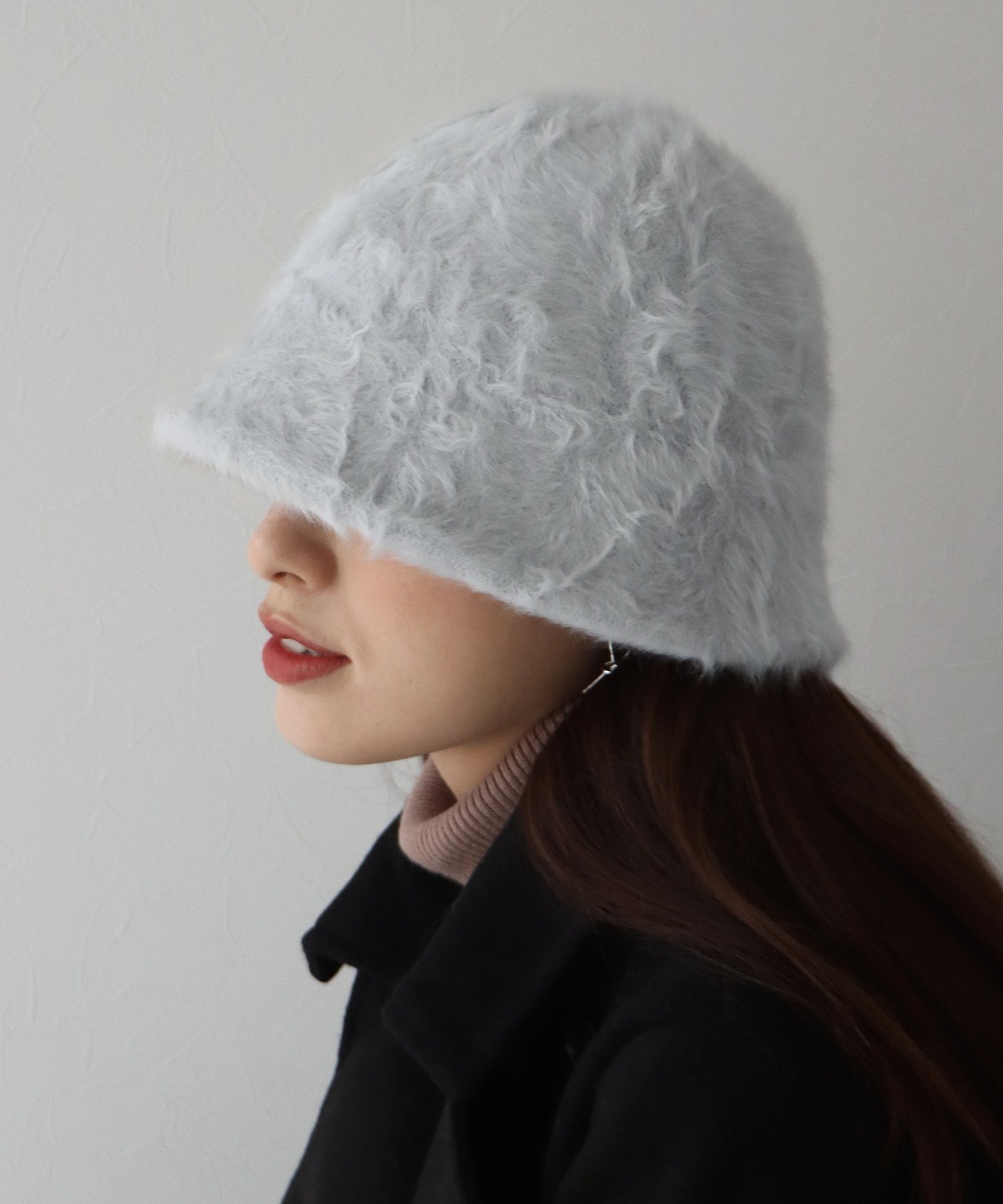 【SALE】ファーバケットハット