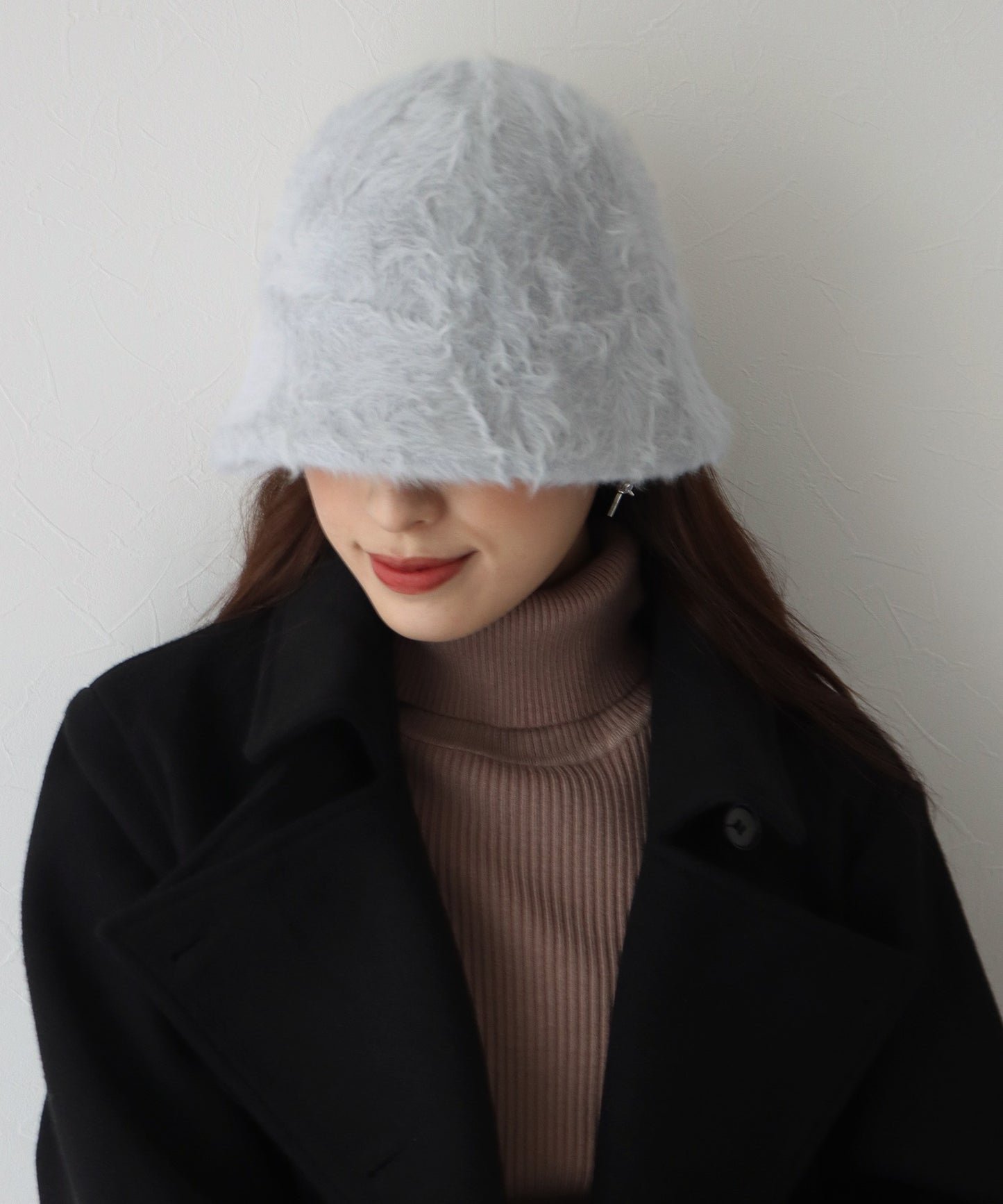 【SALE】ファーバケットハット