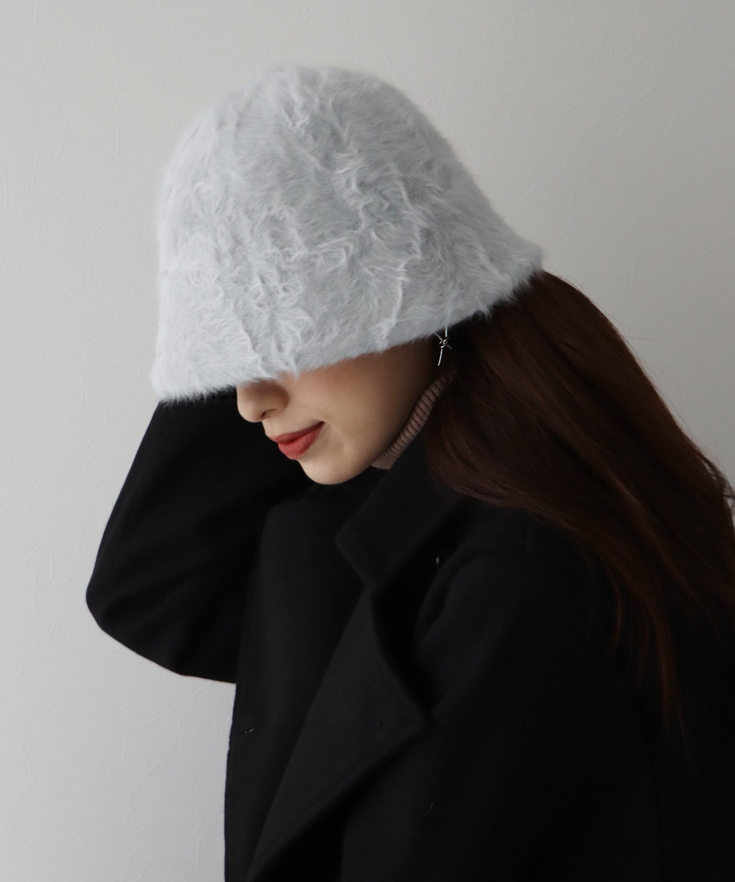 【SALE】ファーバケットハット