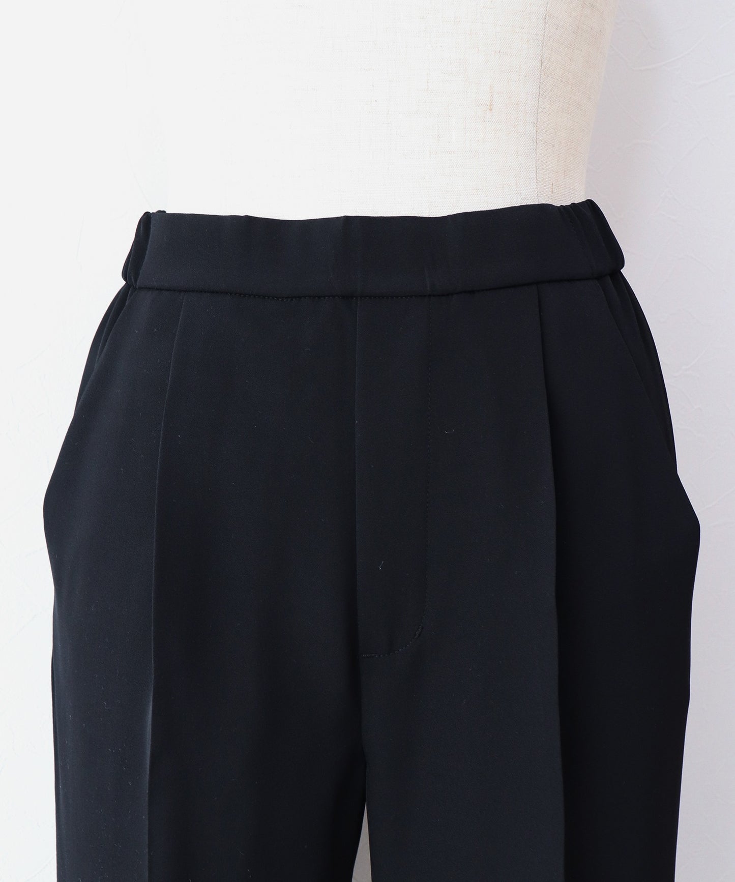 【SALE】ミックスツイードノーカラージャケット×テーパードパンツ セレモニー2点セット