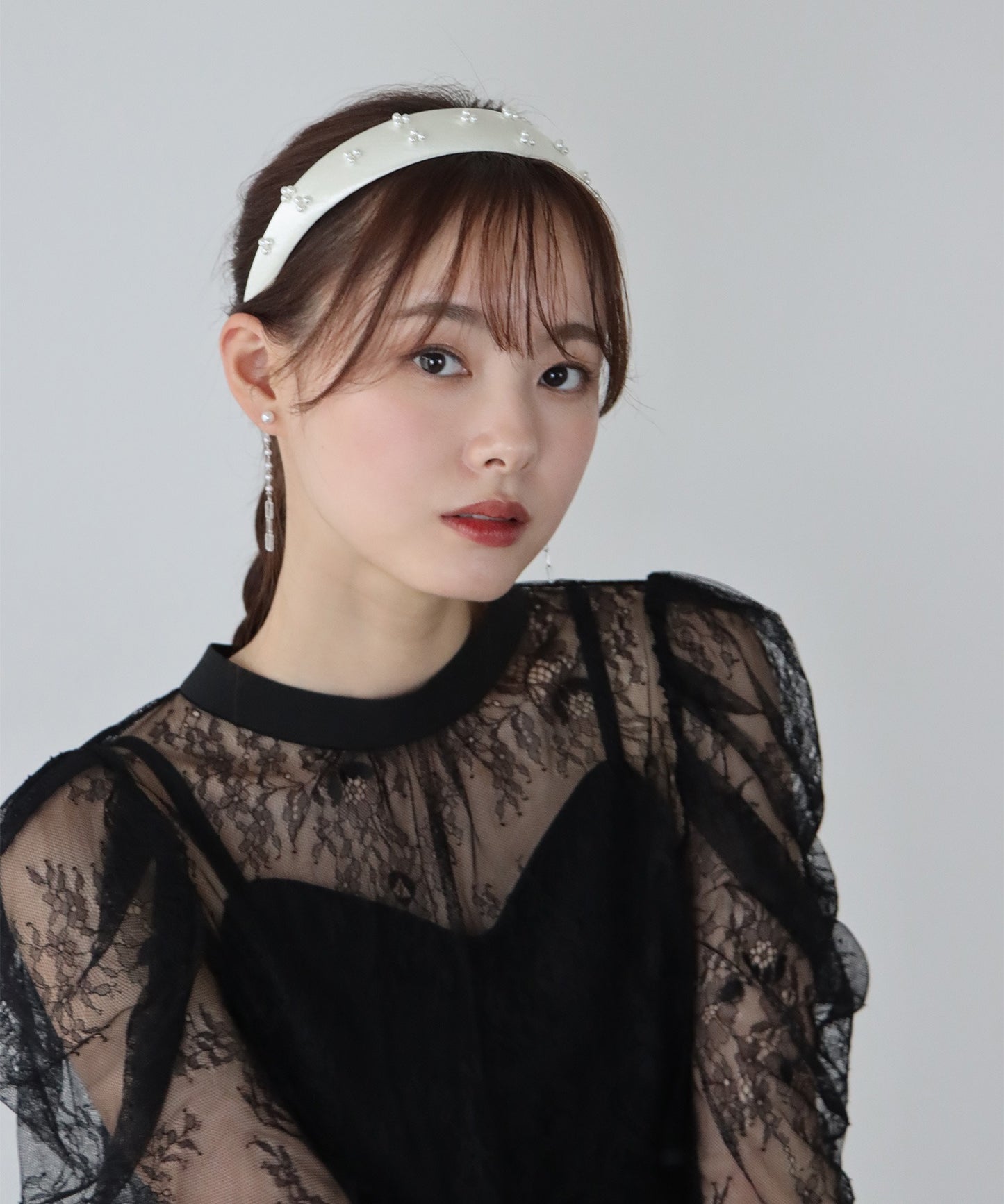 トリオパールサテンカチューシャ