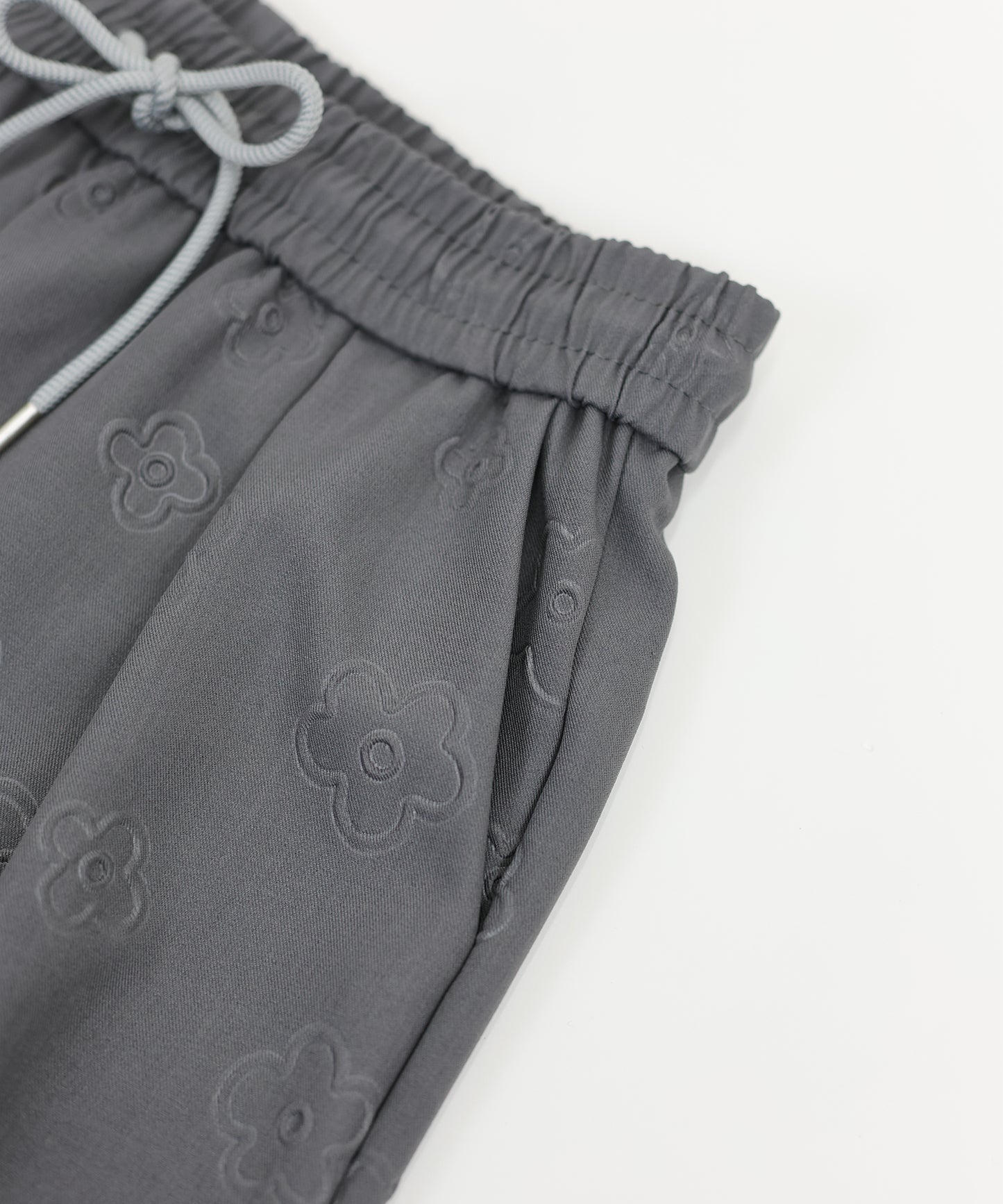 【SALE】フラワーエンボスワイドパンツ