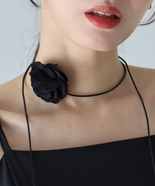 フラワーチョーカーネックレス【ネコポス】