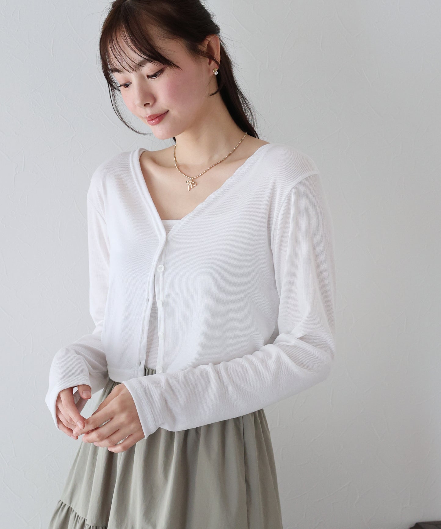 【SALE】キャミソール&カーデアンサンブル