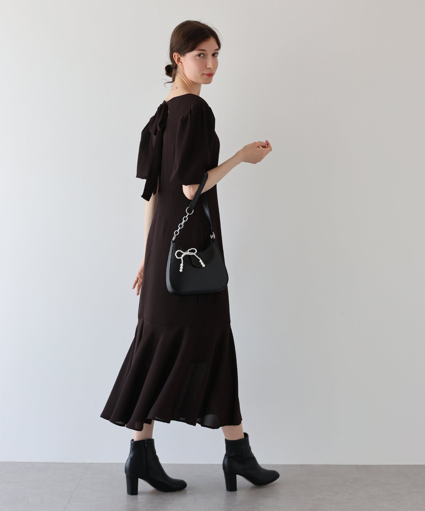 【SALE】パールリボンマルチチャーム【ネコポス】