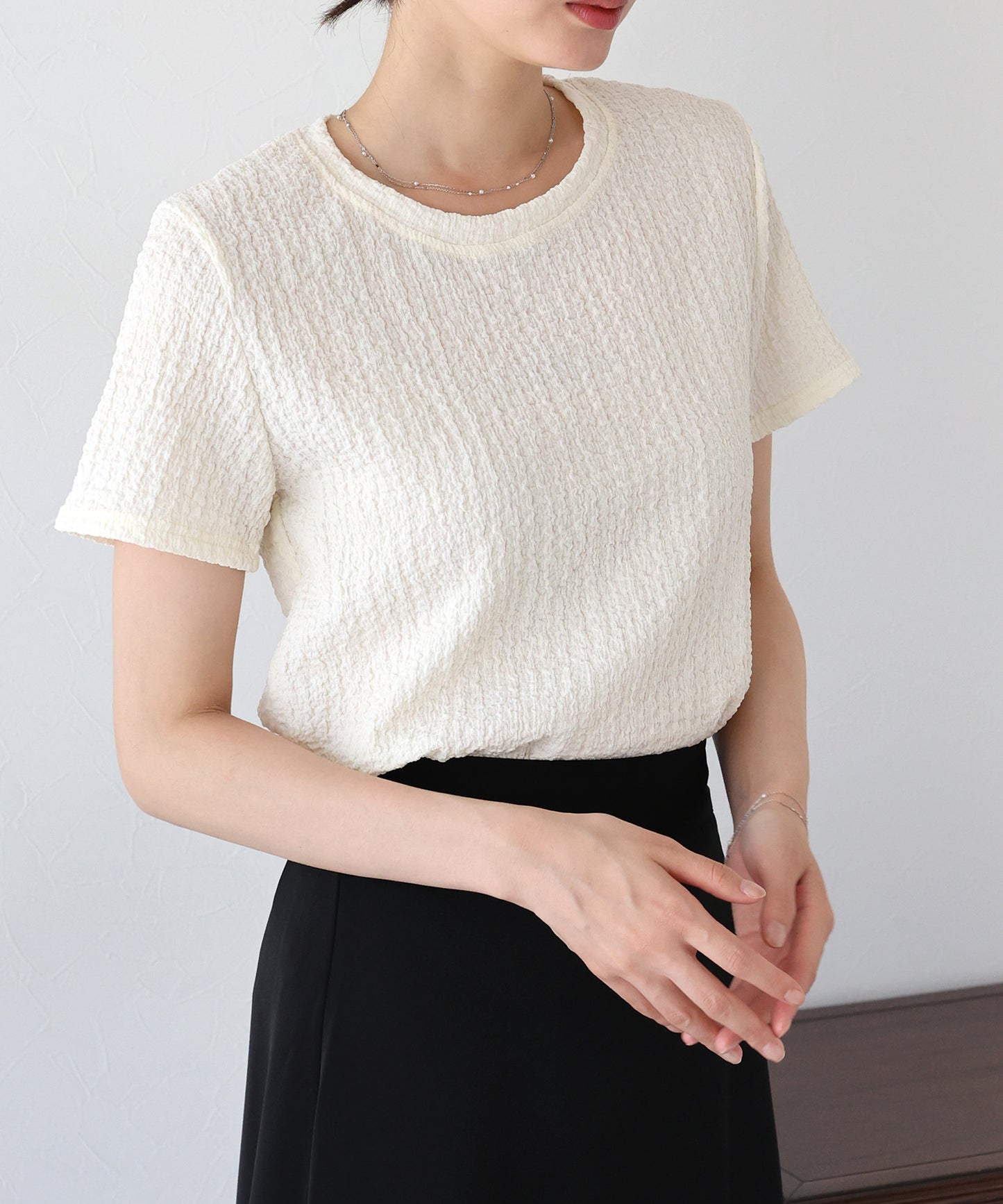 ぽこぽこジャガードTシャツ【ネコポス】