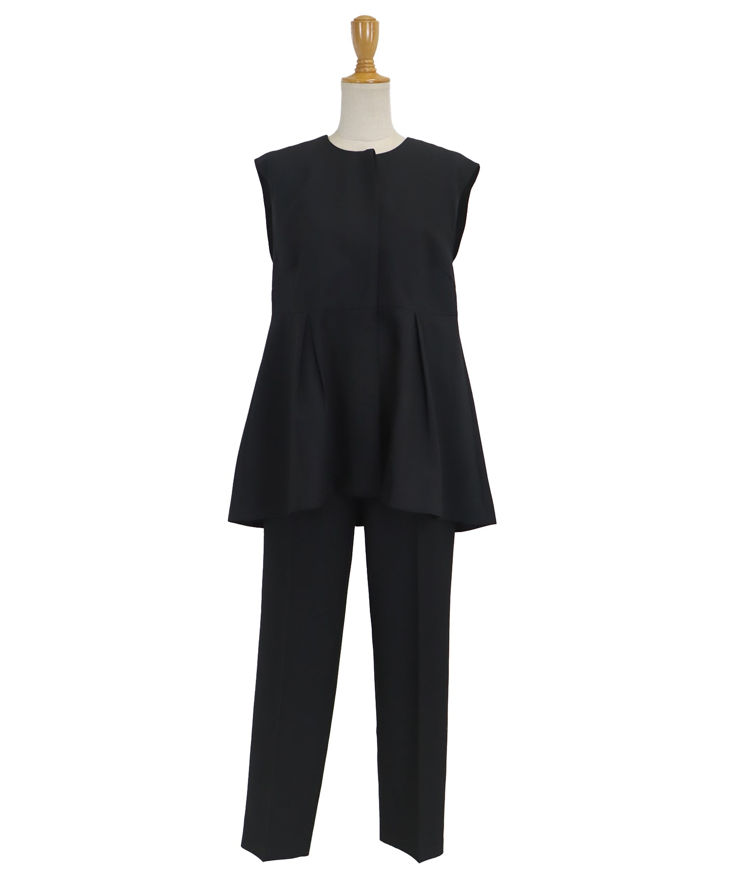 【TIME SALE】ペプラムベスト&テーパードパンツ セレモニー2点セット