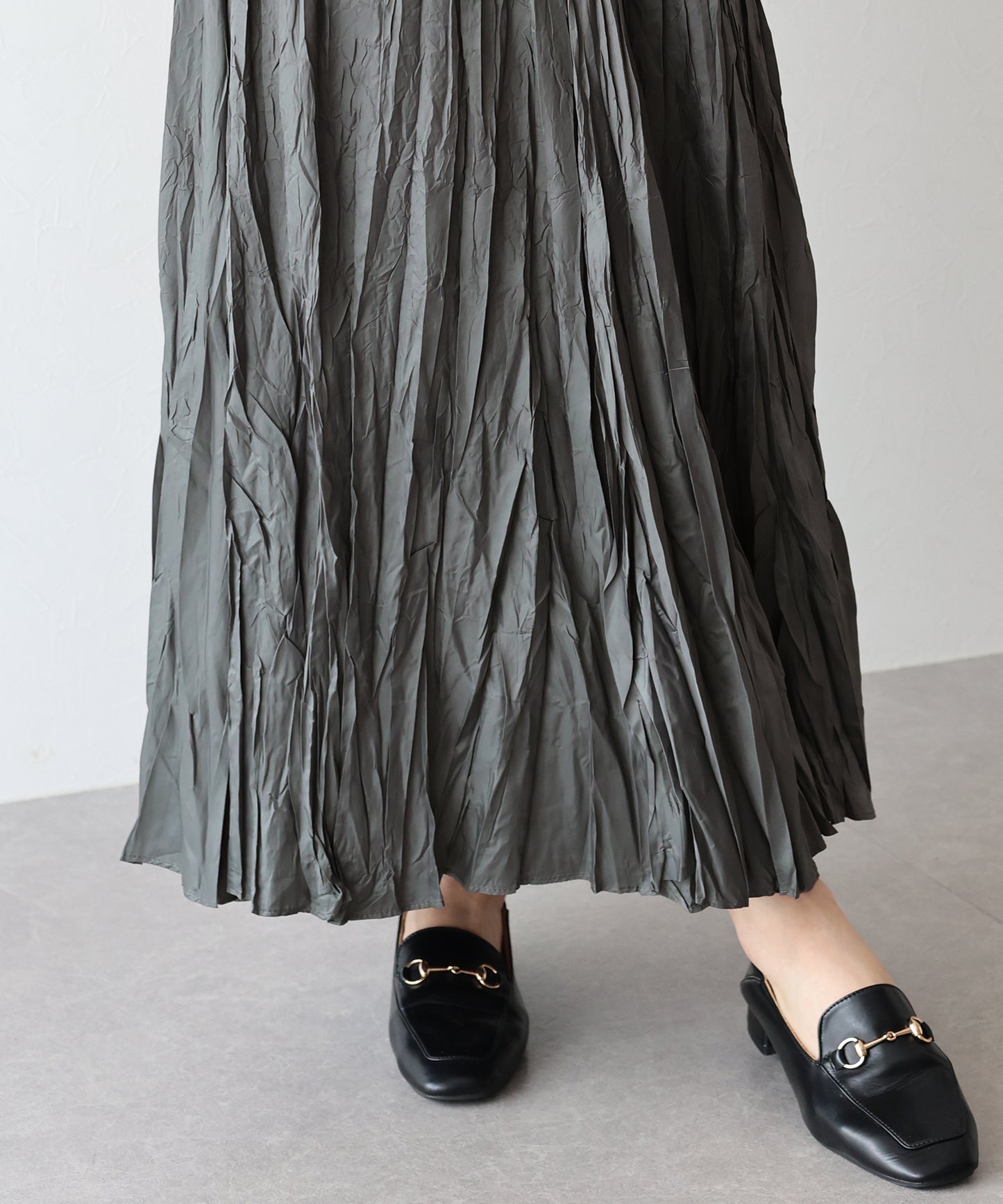 【SALE】シャイニープリーツスカート