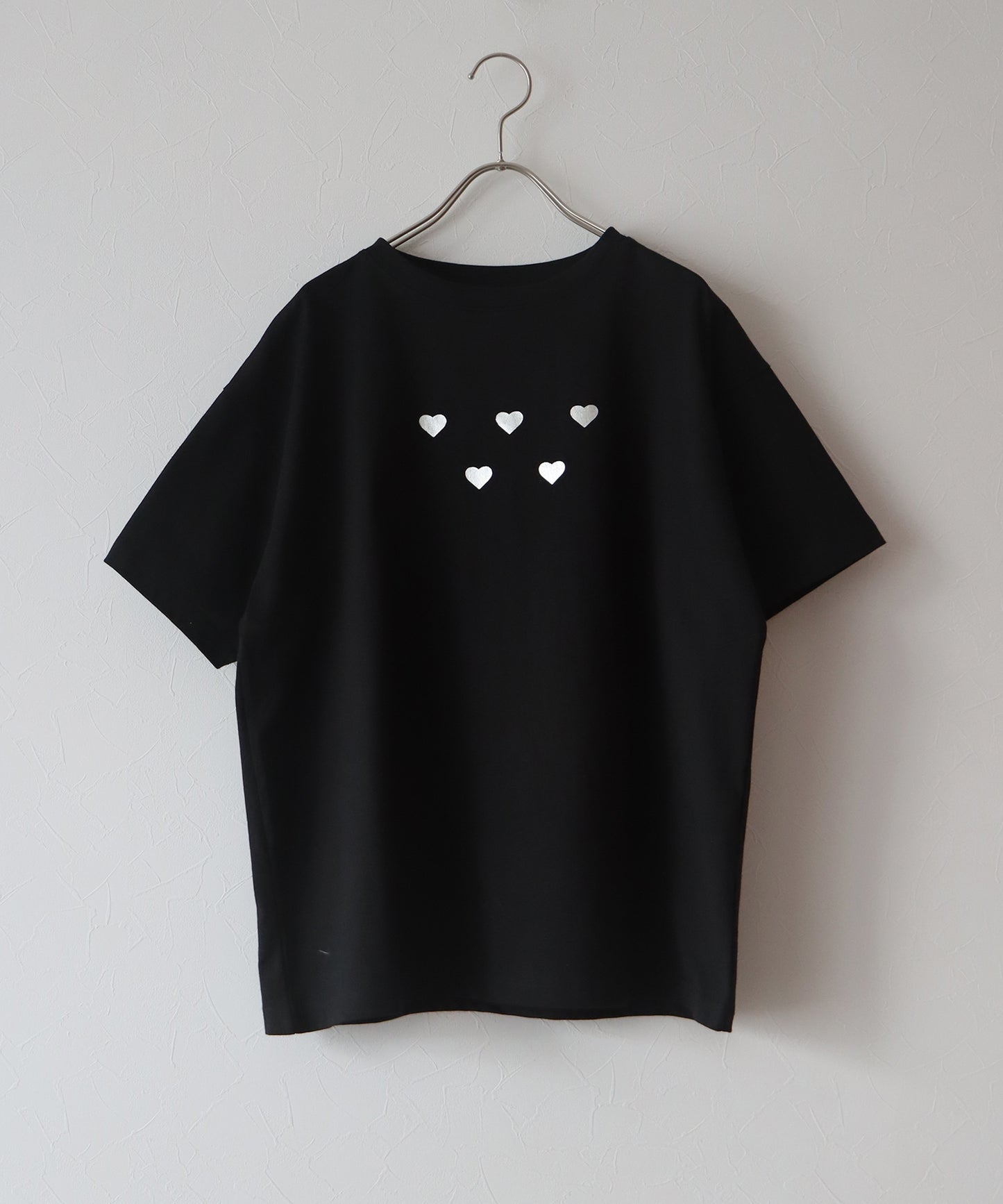 箔ハートプリントTシャツ【ネコポス】