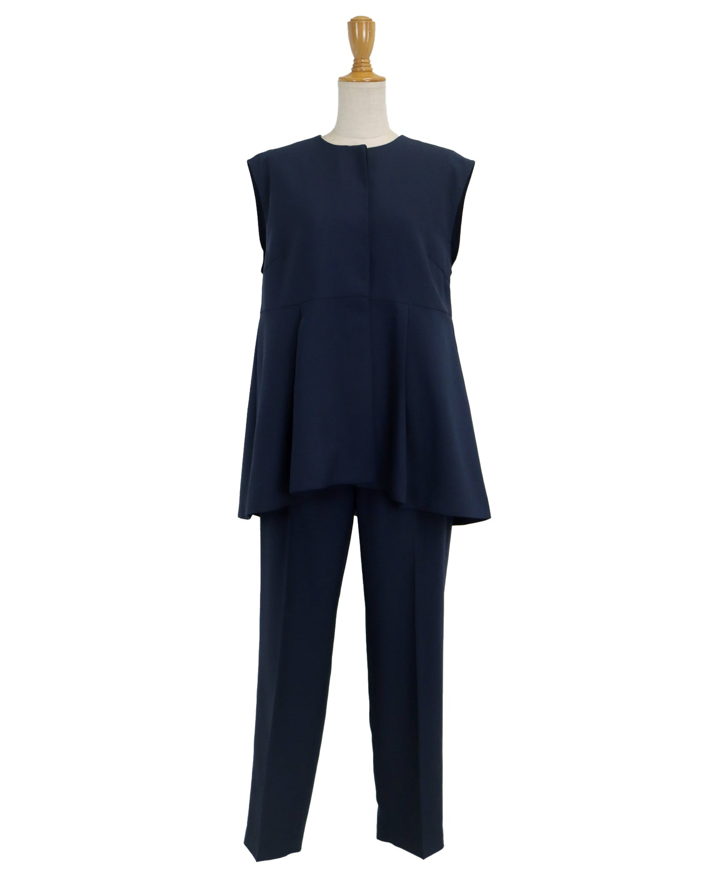 【TIME SALE】ペプラムベスト&テーパードパンツ セレモニー2点セット