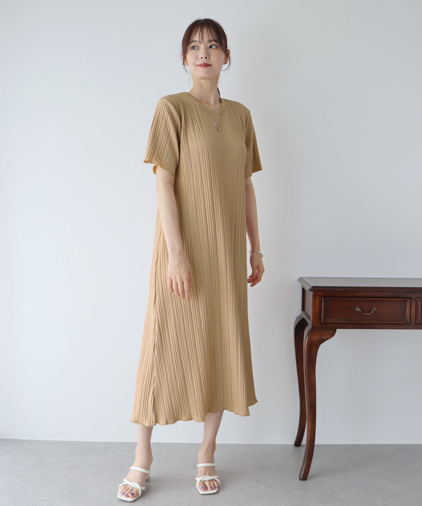 【TIME SALE】プリーツワンピース
