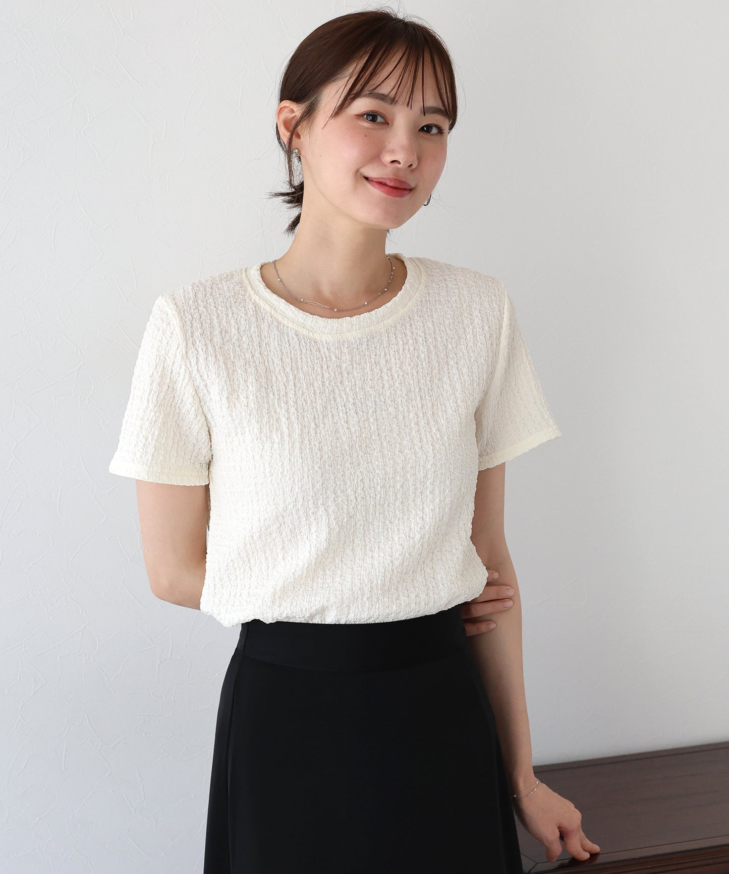 ぽこぽこジャガードTシャツ【ネコポス】