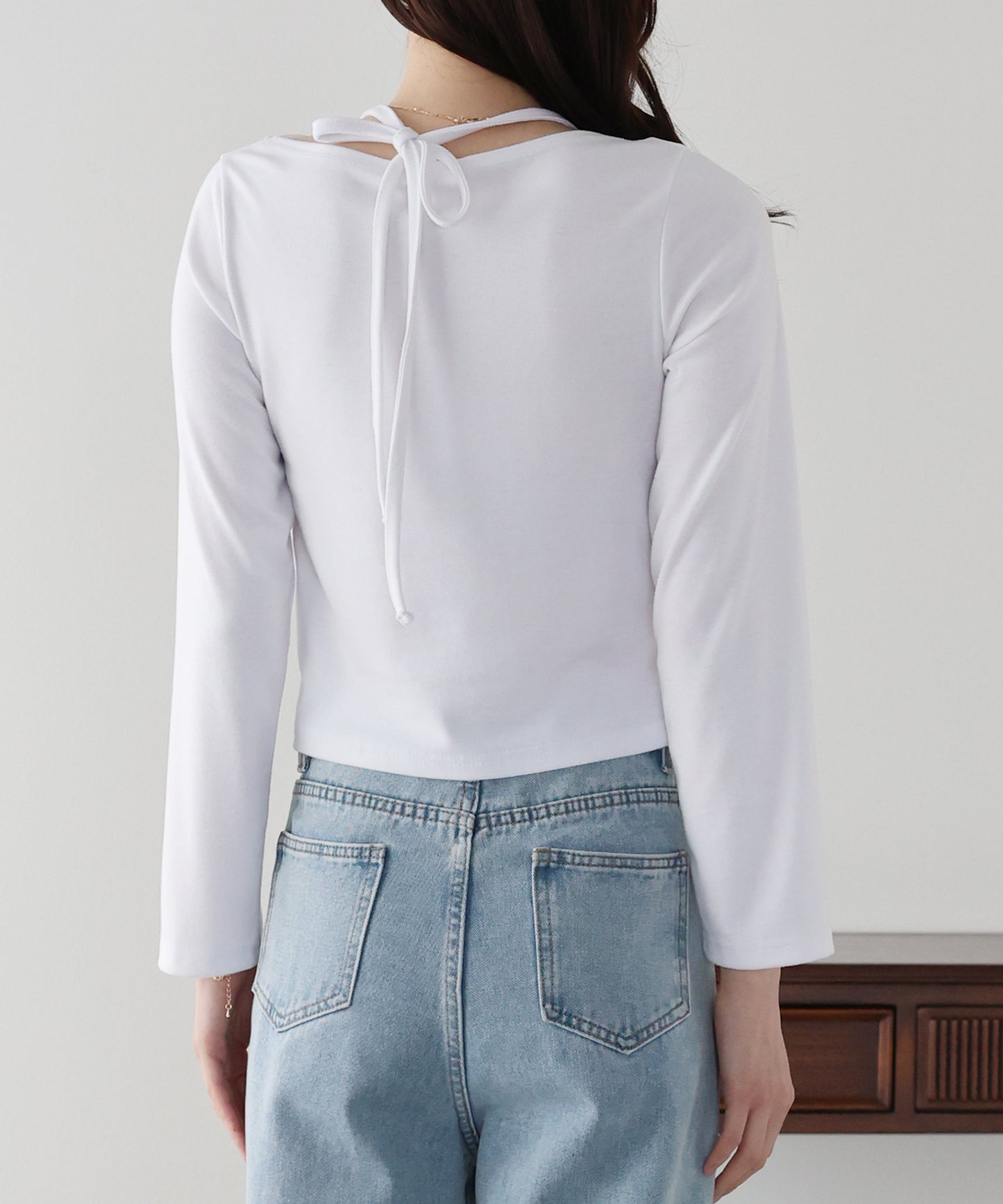 【早割5%OFF】レイヤードチュールドレープTシャツ【ネコポス】