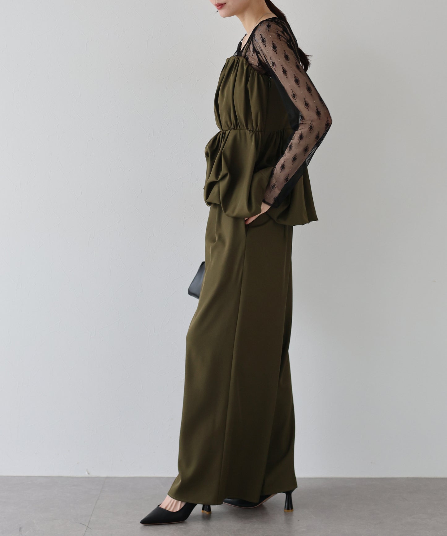 【TIME SALE】バルーンキャミパンツドレス3点セット