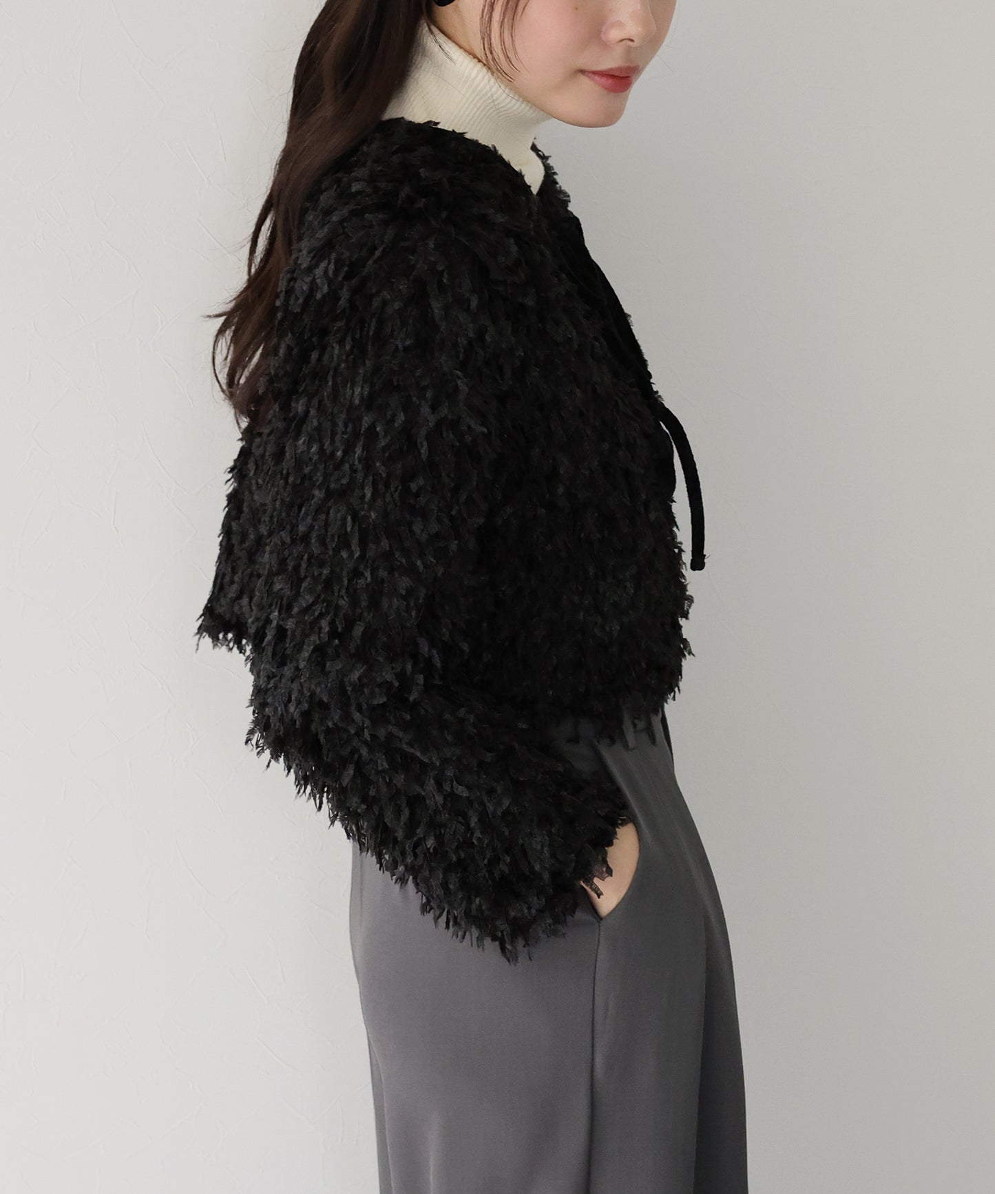 【SALE】フェザーリボンカーディガン