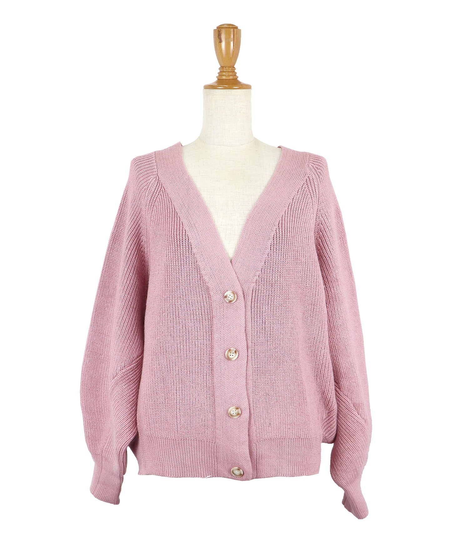 【SALE】なめらかざっくりVネックカーディガン