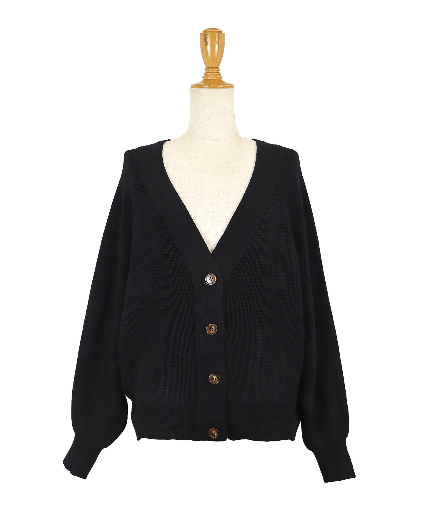 【SALE】なめらかざっくりVネックカーディガン