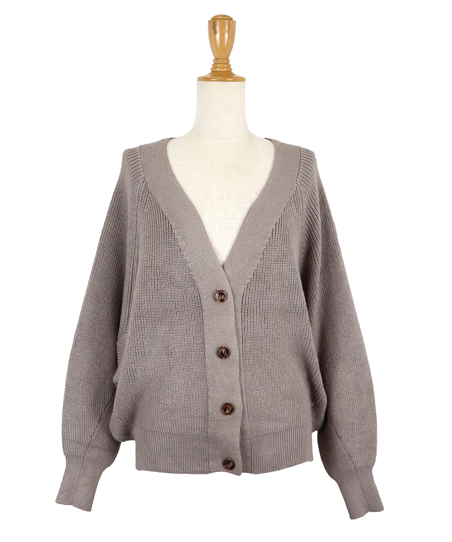 【SALE】なめらかざっくりVネックカーディガン