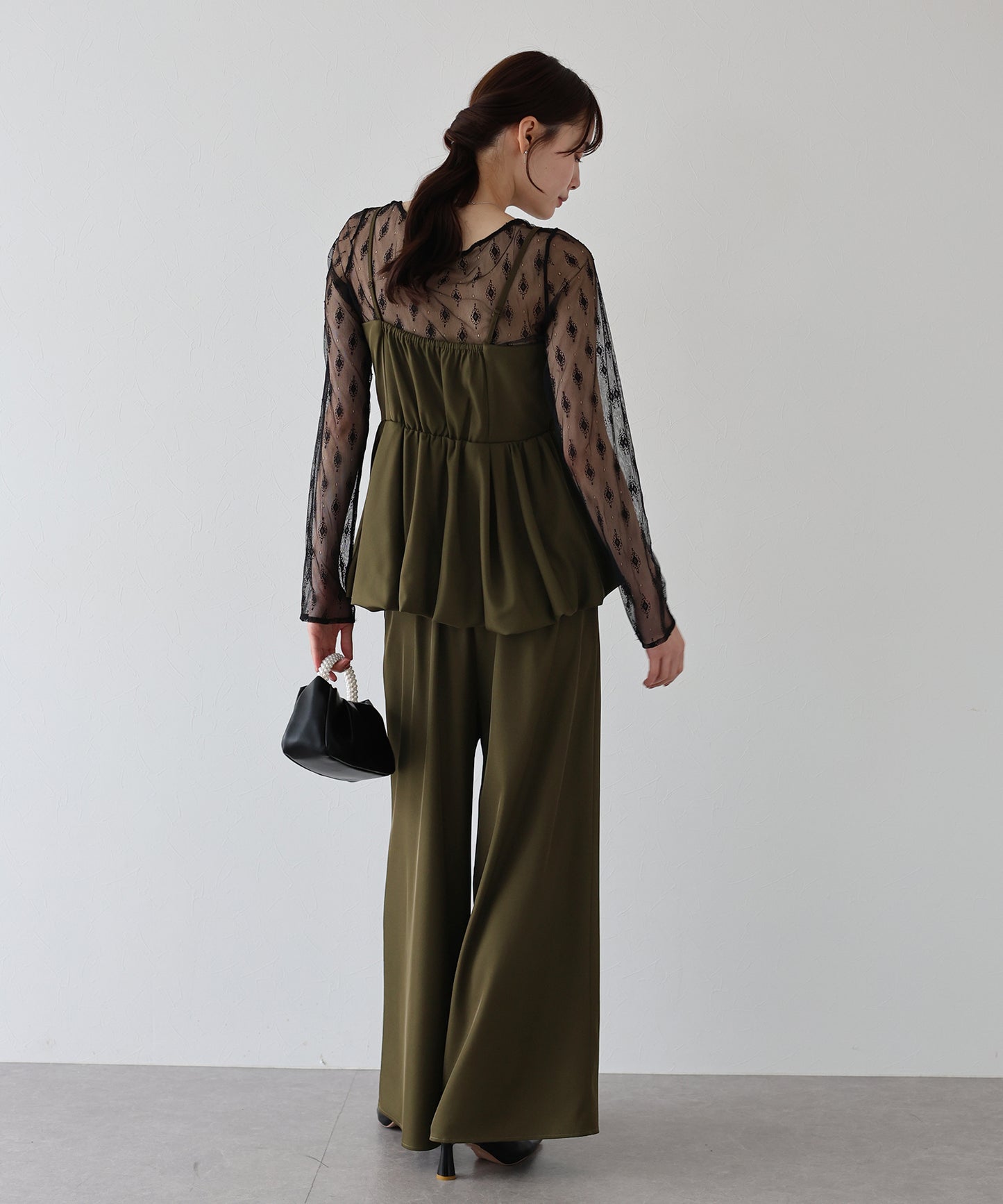 【TIME SALE】バルーンキャミパンツドレス3点セット