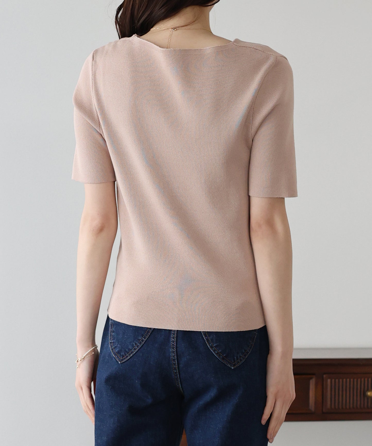 ドレープネックニット【ネコポス】