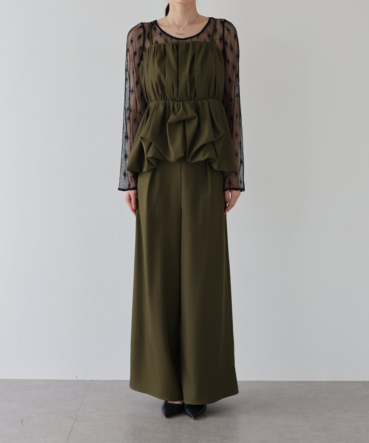 【TIME SALE】バルーンキャミパンツドレス3点セット