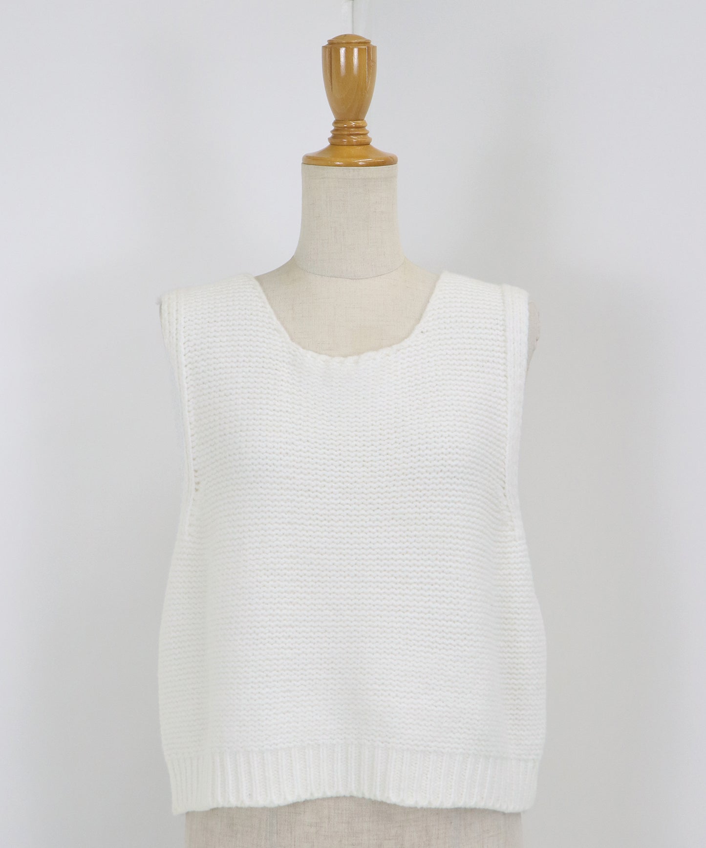 【SALE】リボンニットベスト