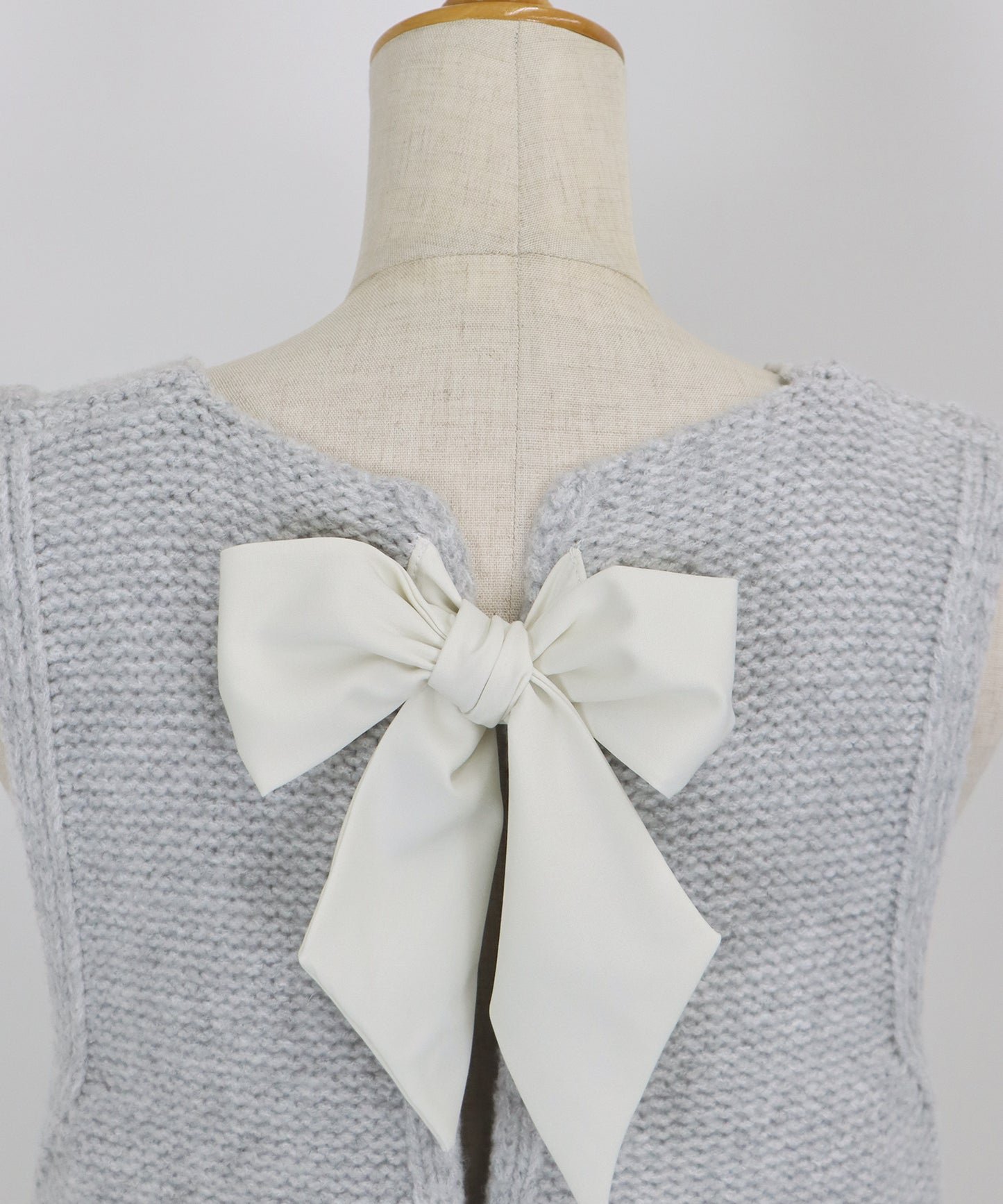 【SALE】リボンニットベスト