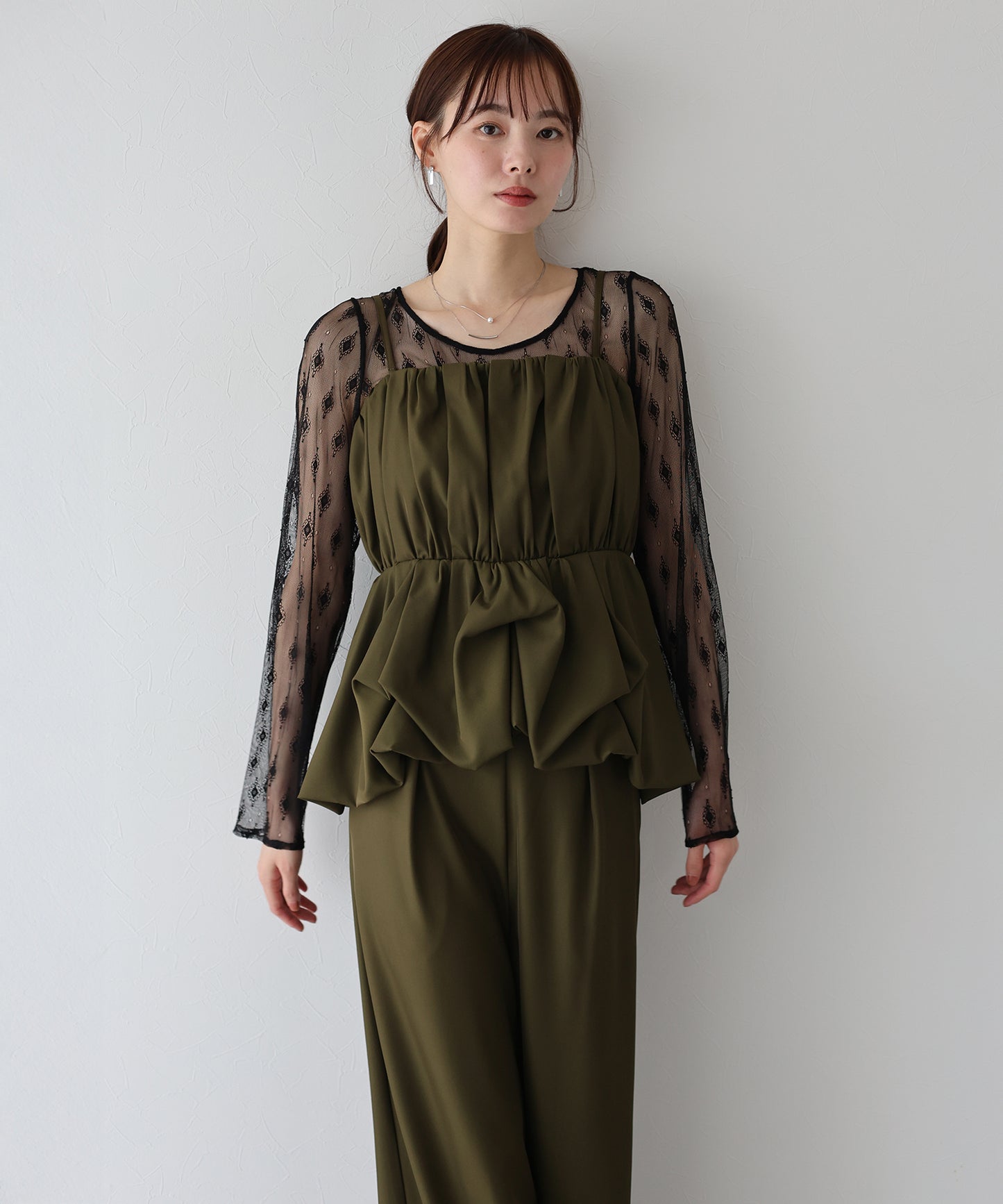 【TIME SALE】バルーンキャミパンツドレス3点セット