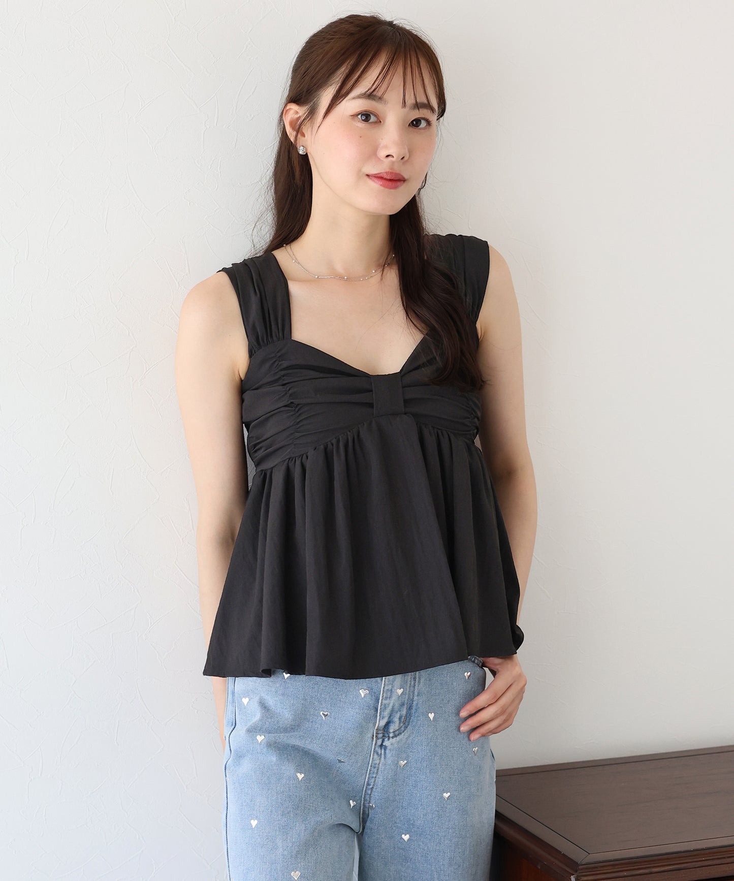 【SALE】リボンキャミソール【ネコポス】