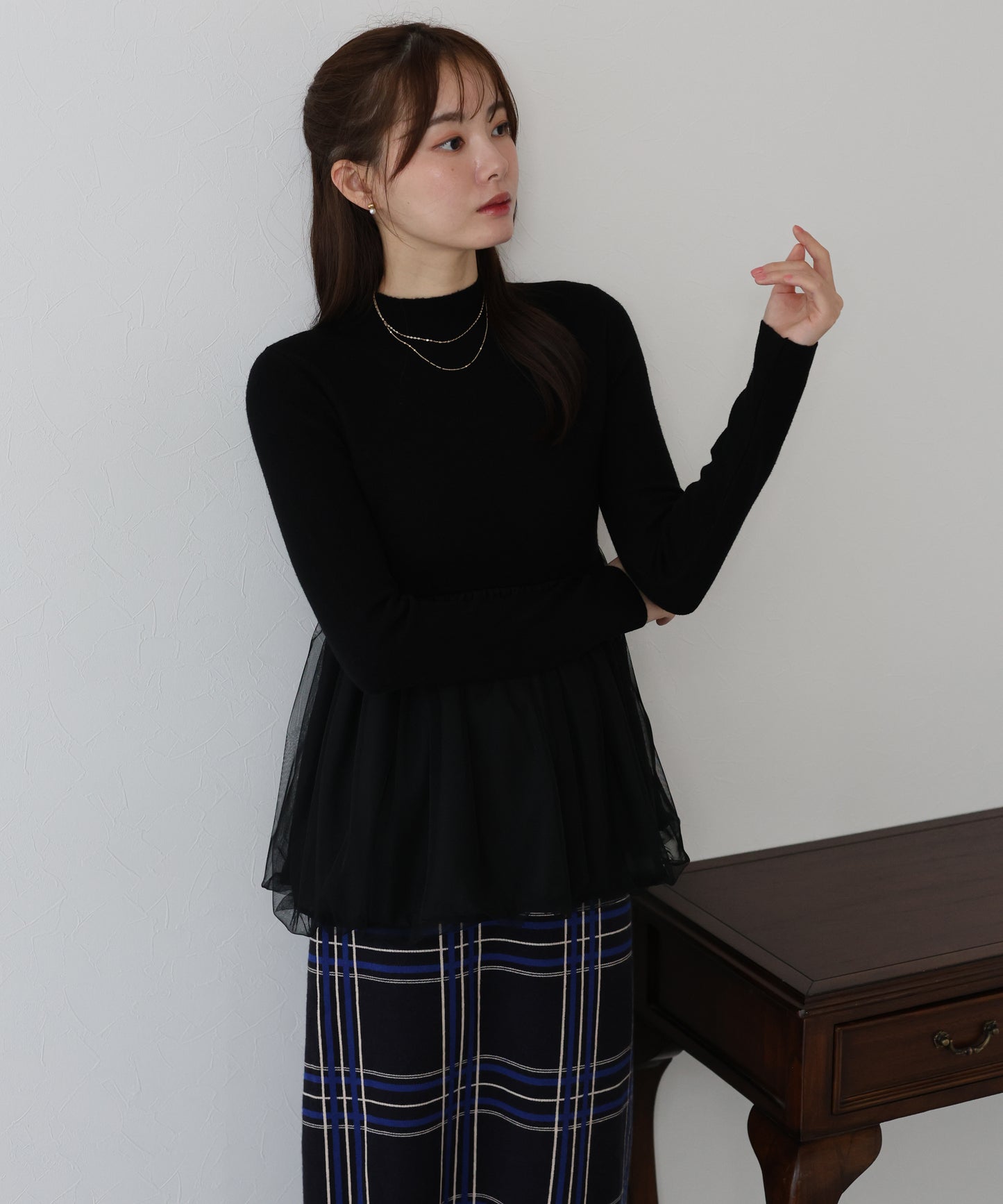 【早割5%OFF】バルーンチュールドッキングニット