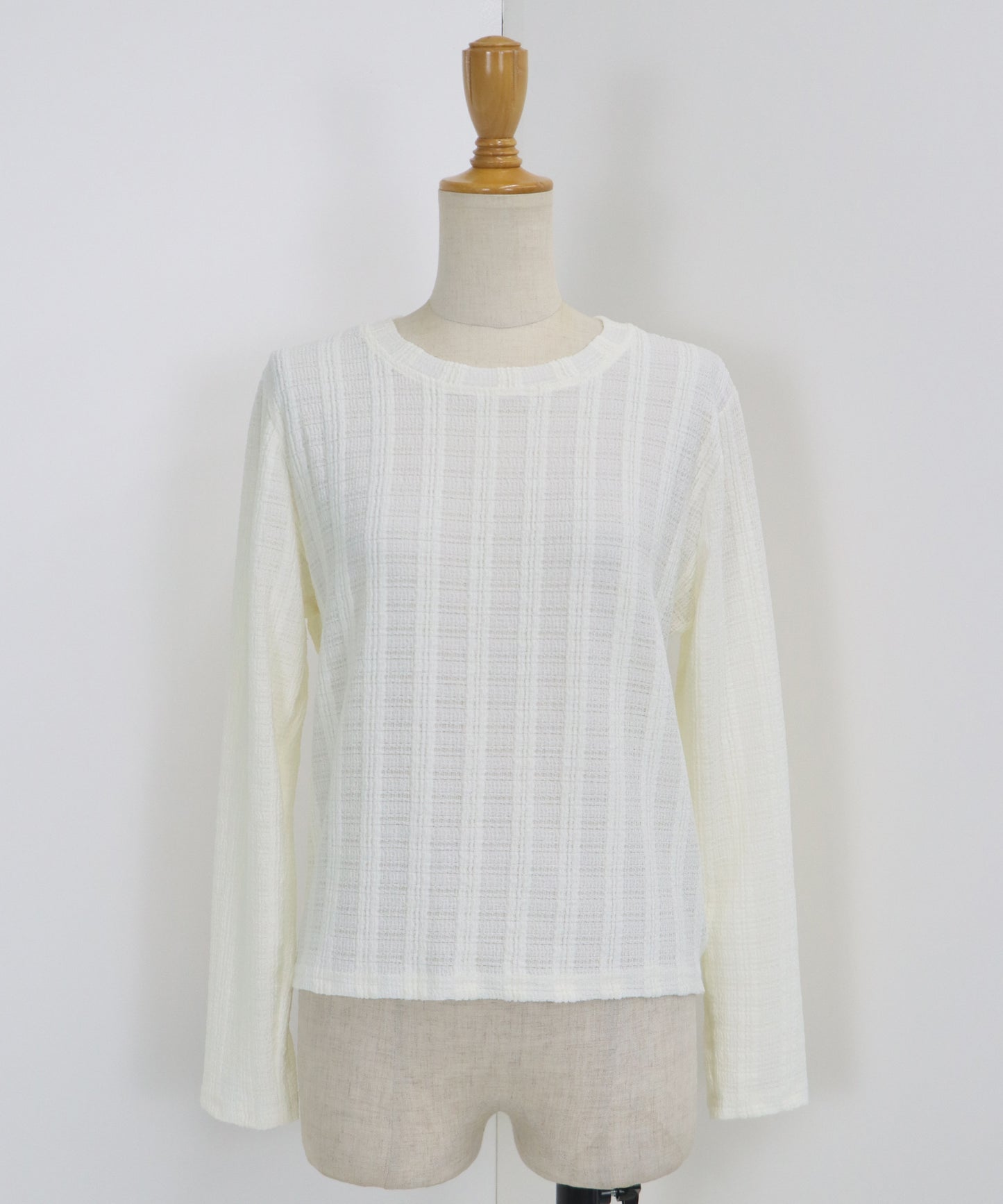 ストライプジャガードカットソー