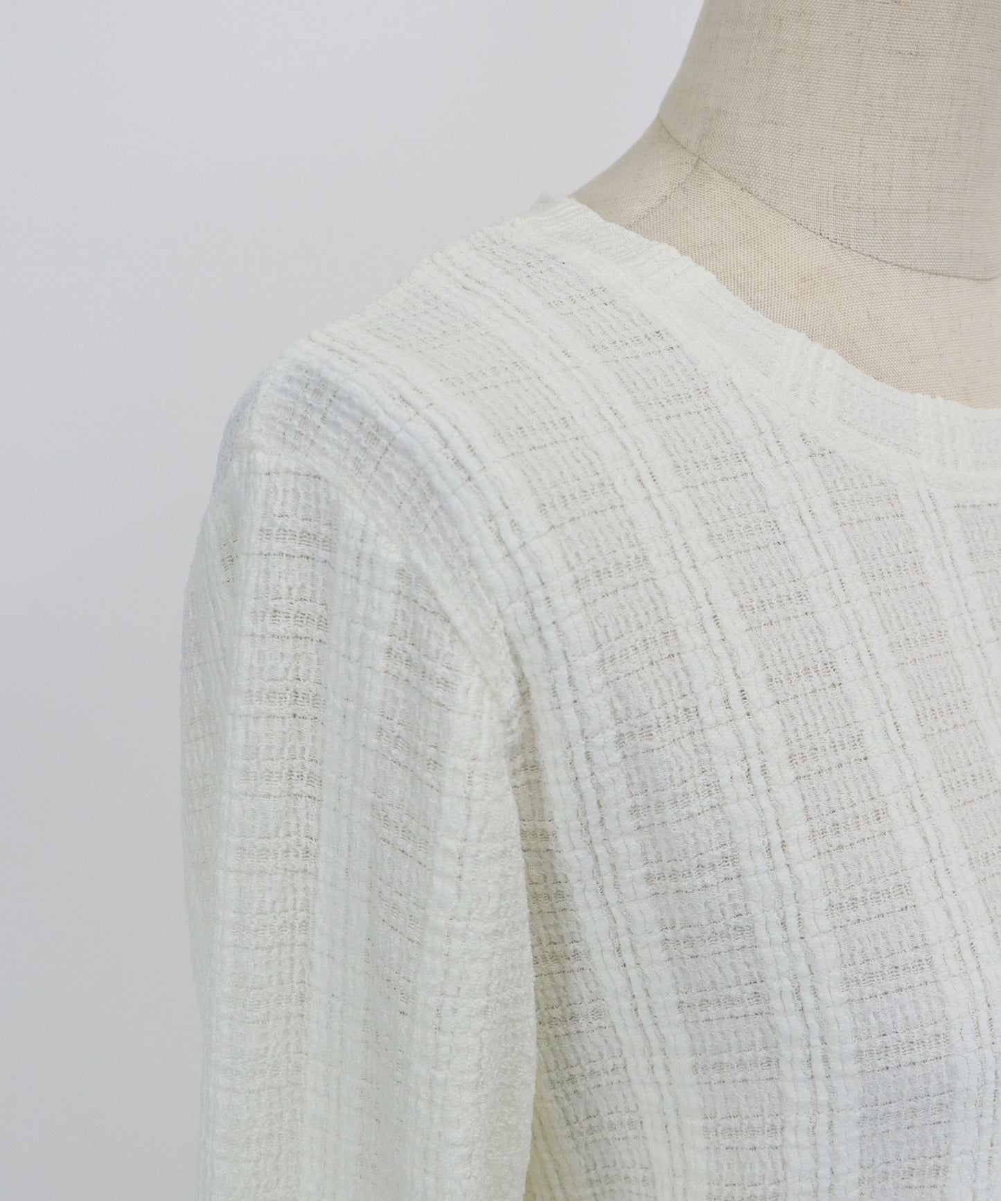 ストライプジャガードカットソー