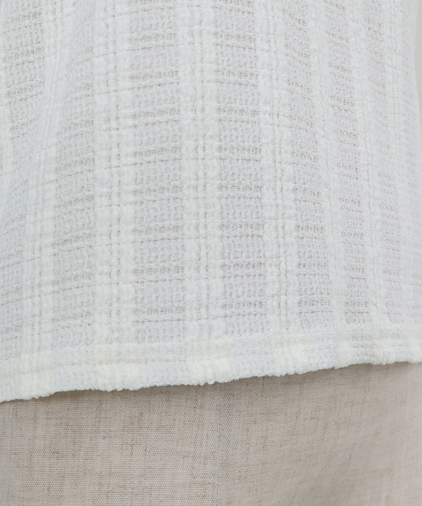 ストライプジャガードカットソー