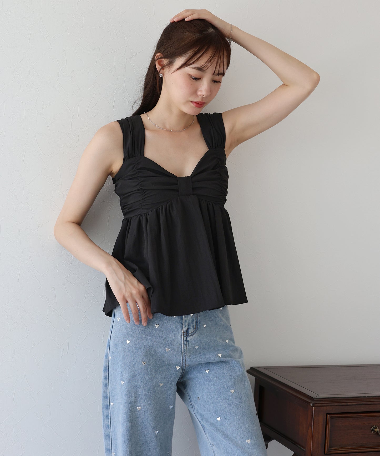 【SALE】リボンキャミソール【ネコポス】