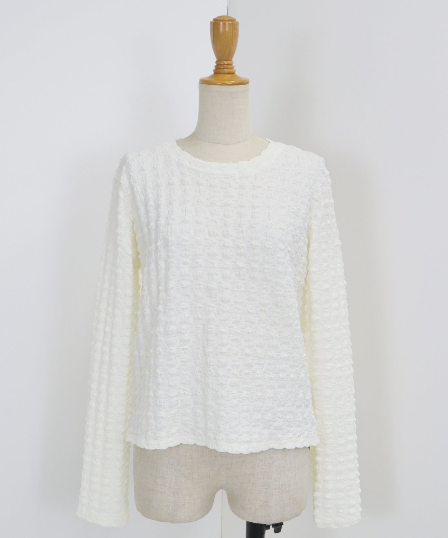 【TIME SALE】ポコポコジャガードカットソー