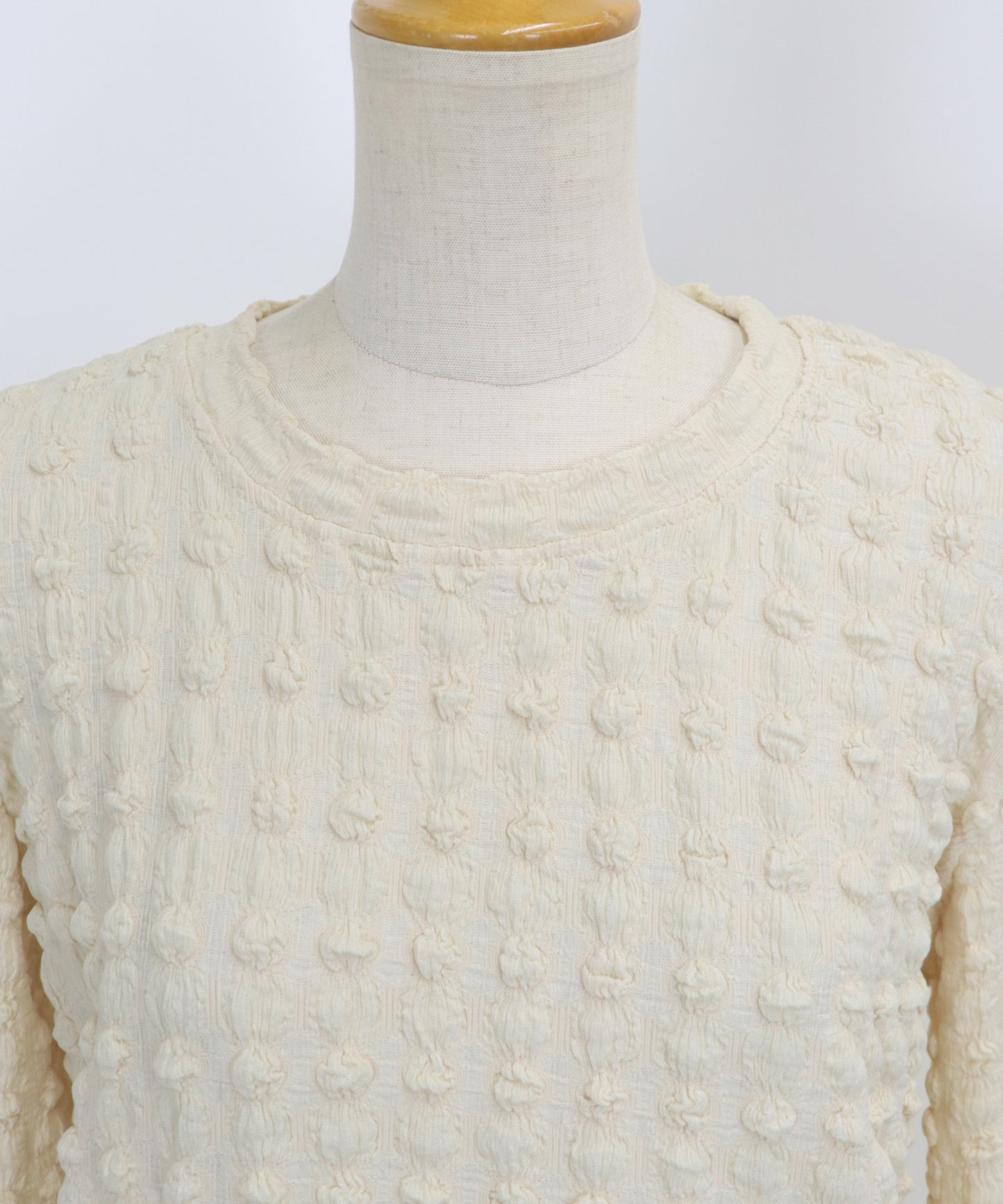 【TIME SALE】ポコポコジャガードカットソー