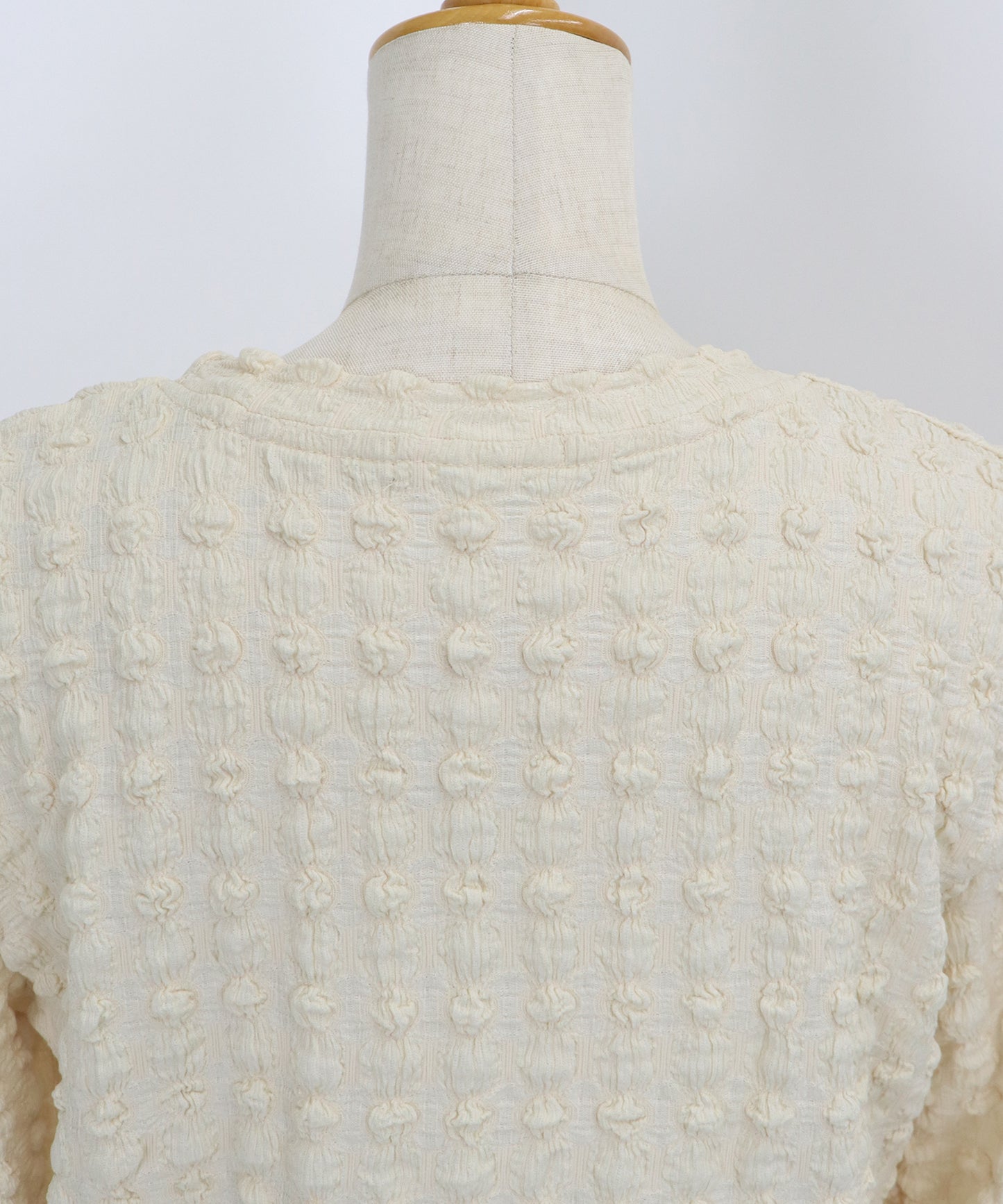 【TIME SALE】ポコポコジャガードカットソー