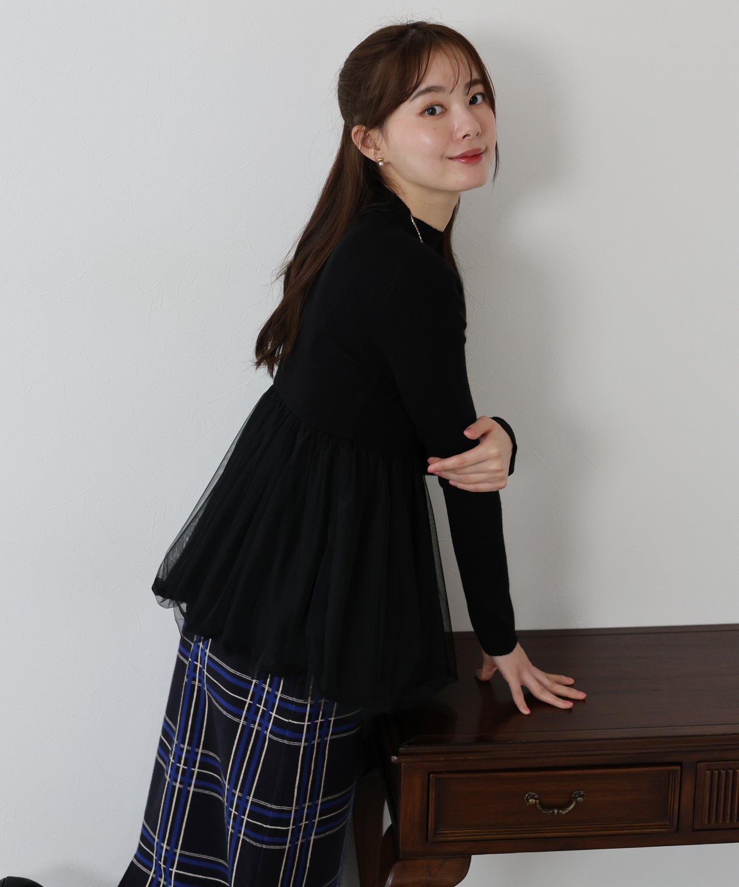 【早割5%OFF】バルーンチュールドッキングニット